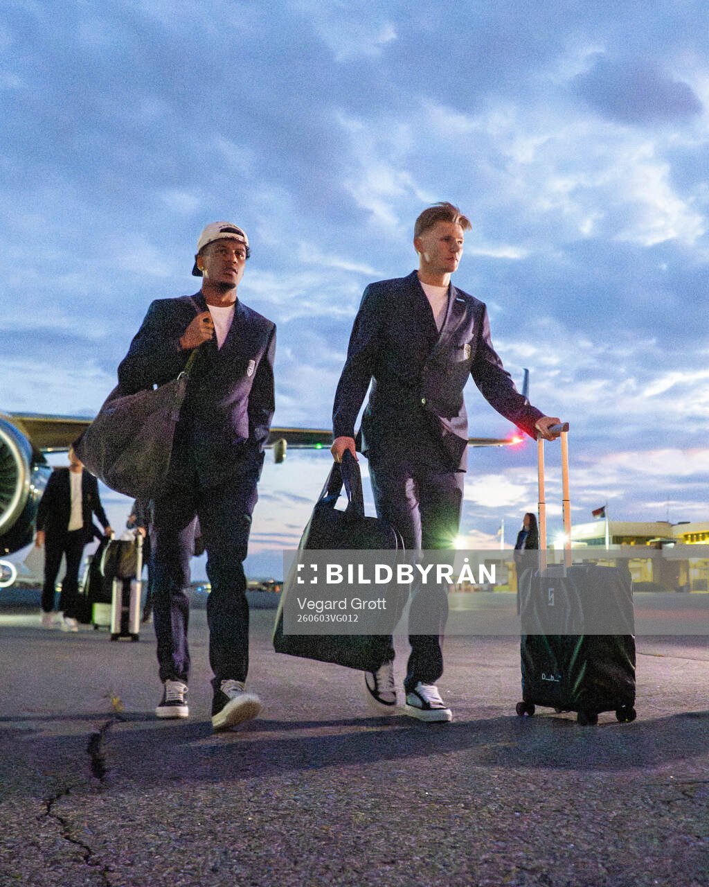 Oscar Bobb and David Møller Wolfe of the Norwegian