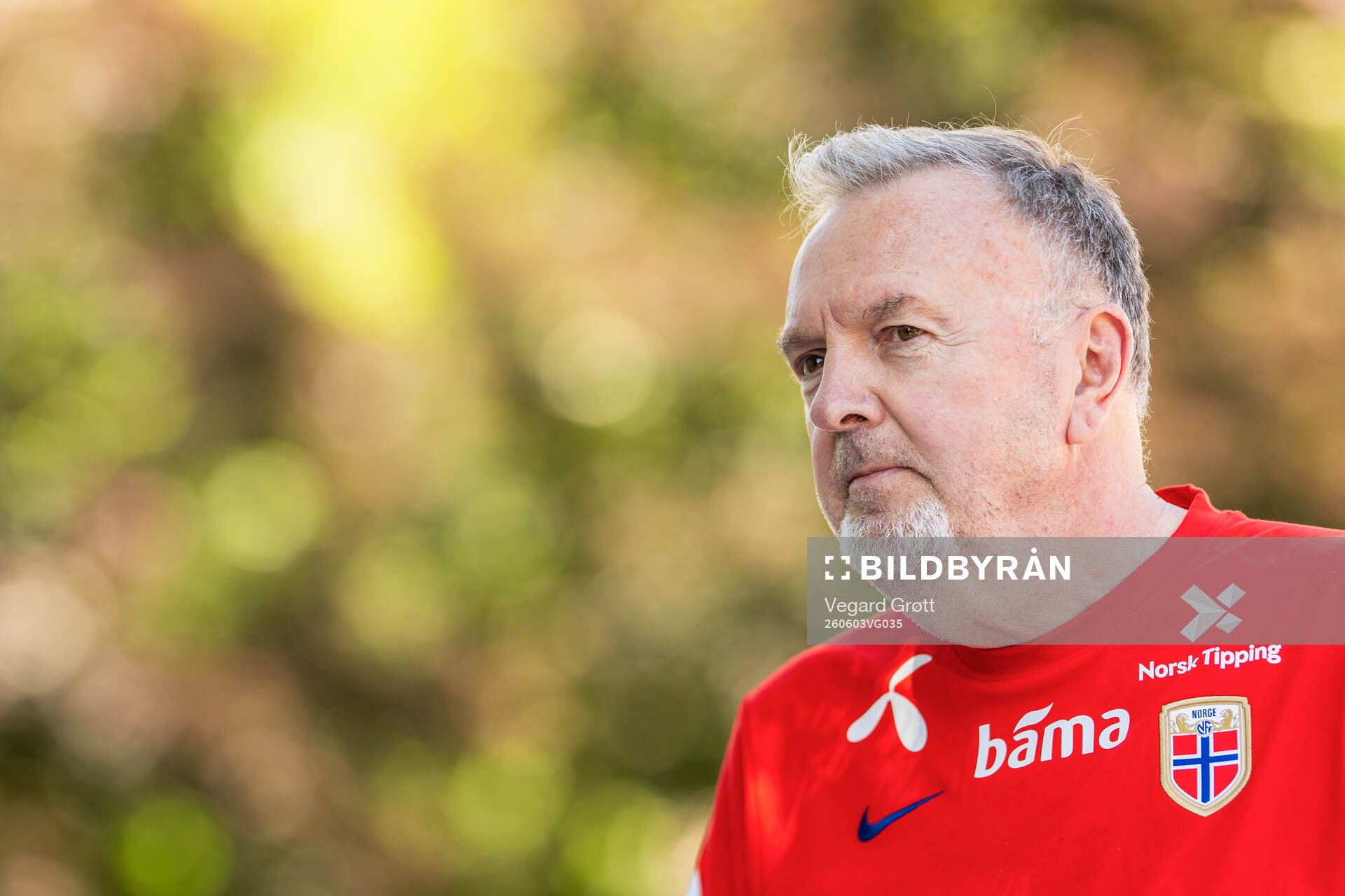 Truls Dæhli of the Norwegian national football team at a