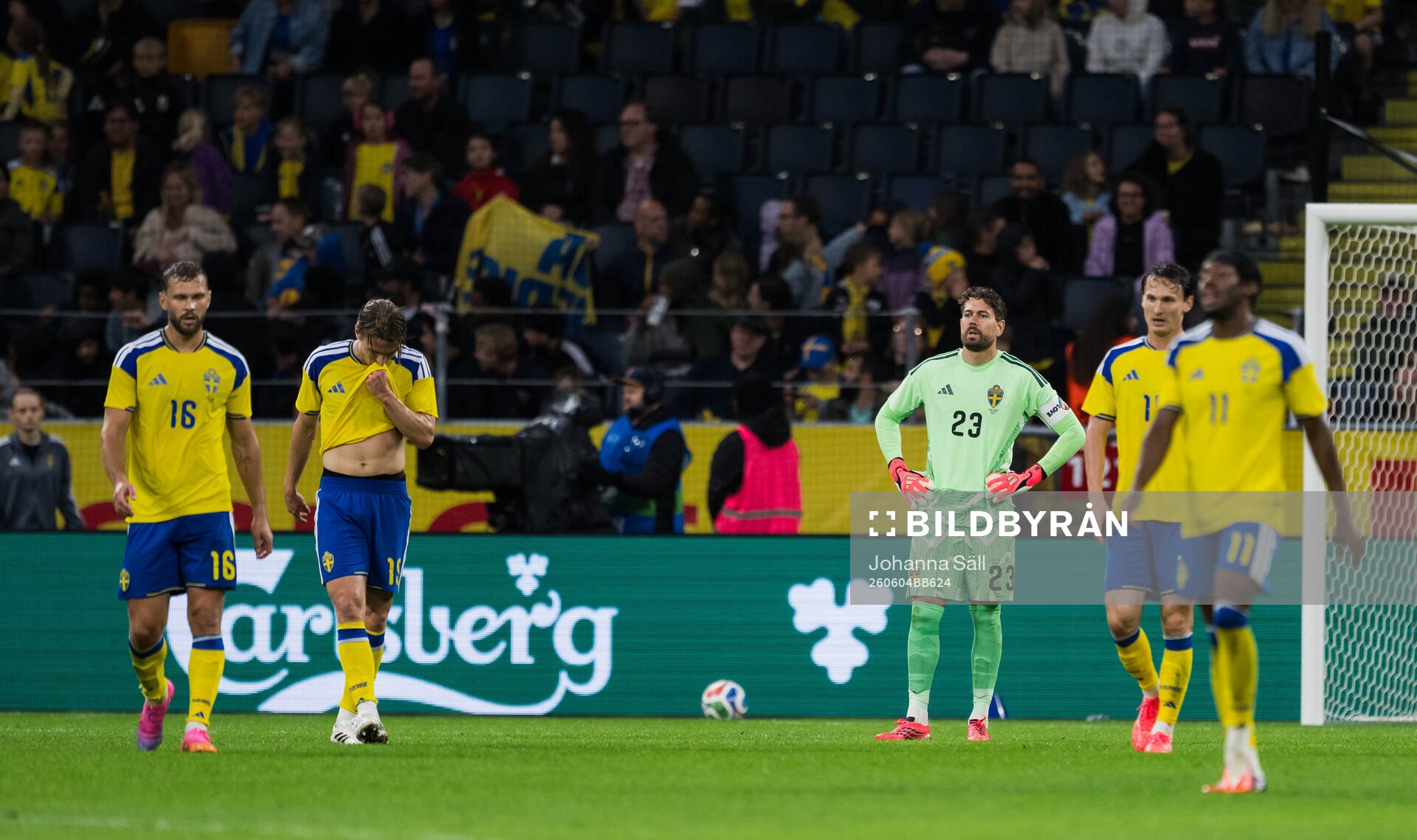 Jesper Karlström, Mattias Svanberg, goalkeeper Kristoffer