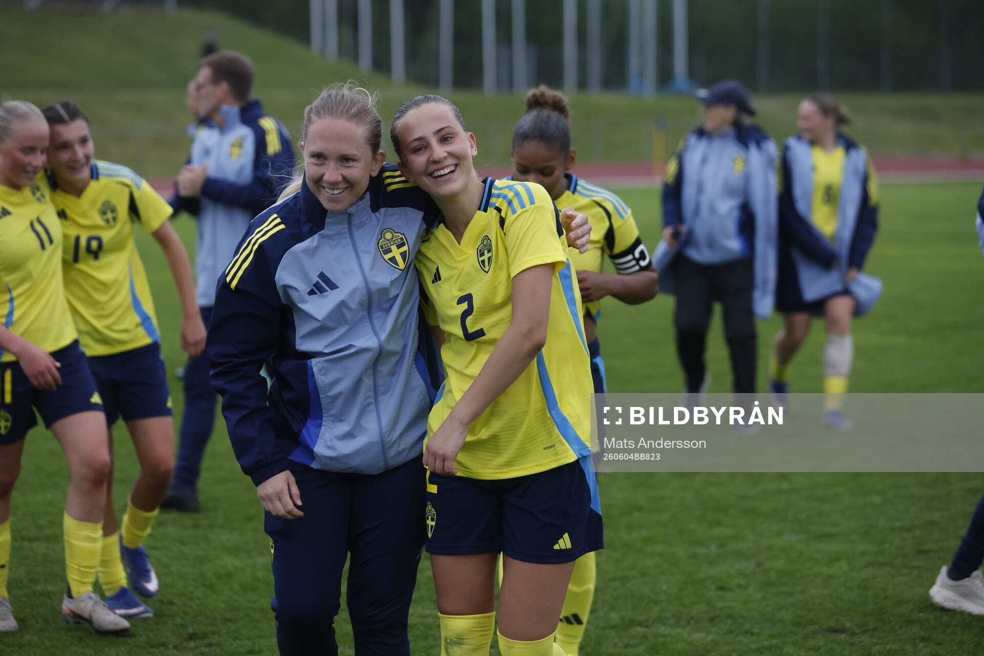 Angelina Klingberg of Sweden celebrates