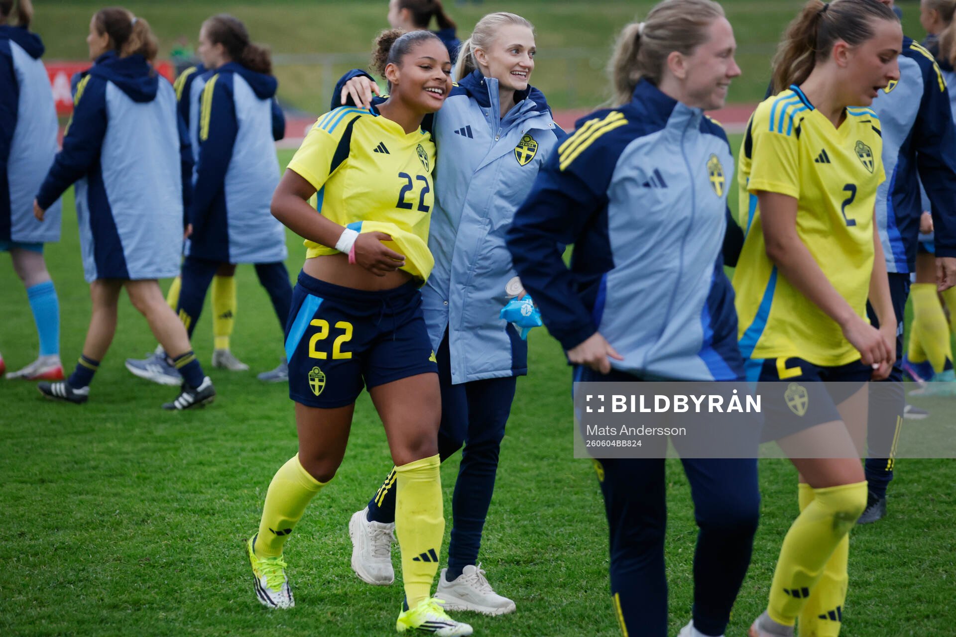 Astrid Fors of Sweden celebrates