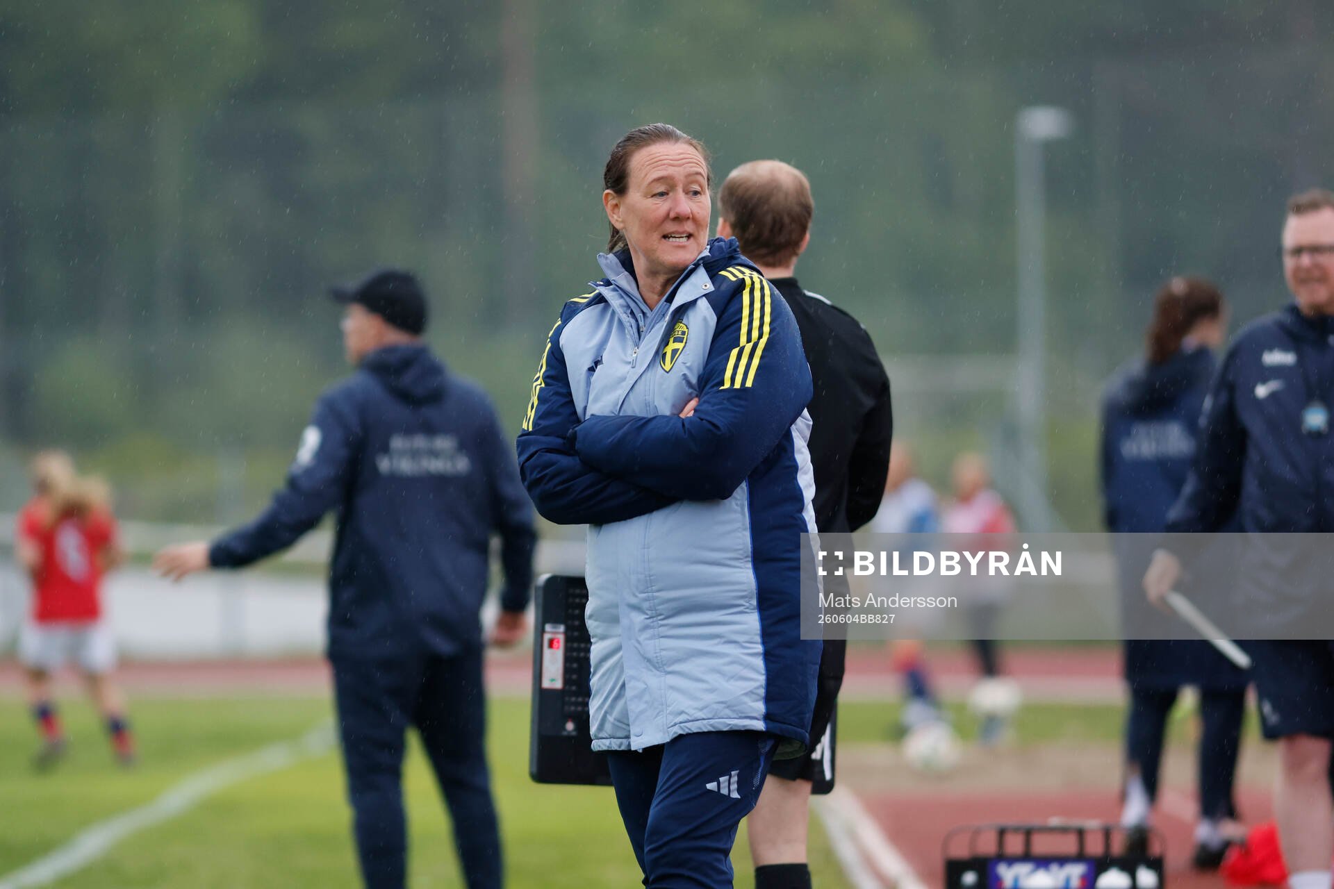 Head coach Annelie Norén of Sweden
