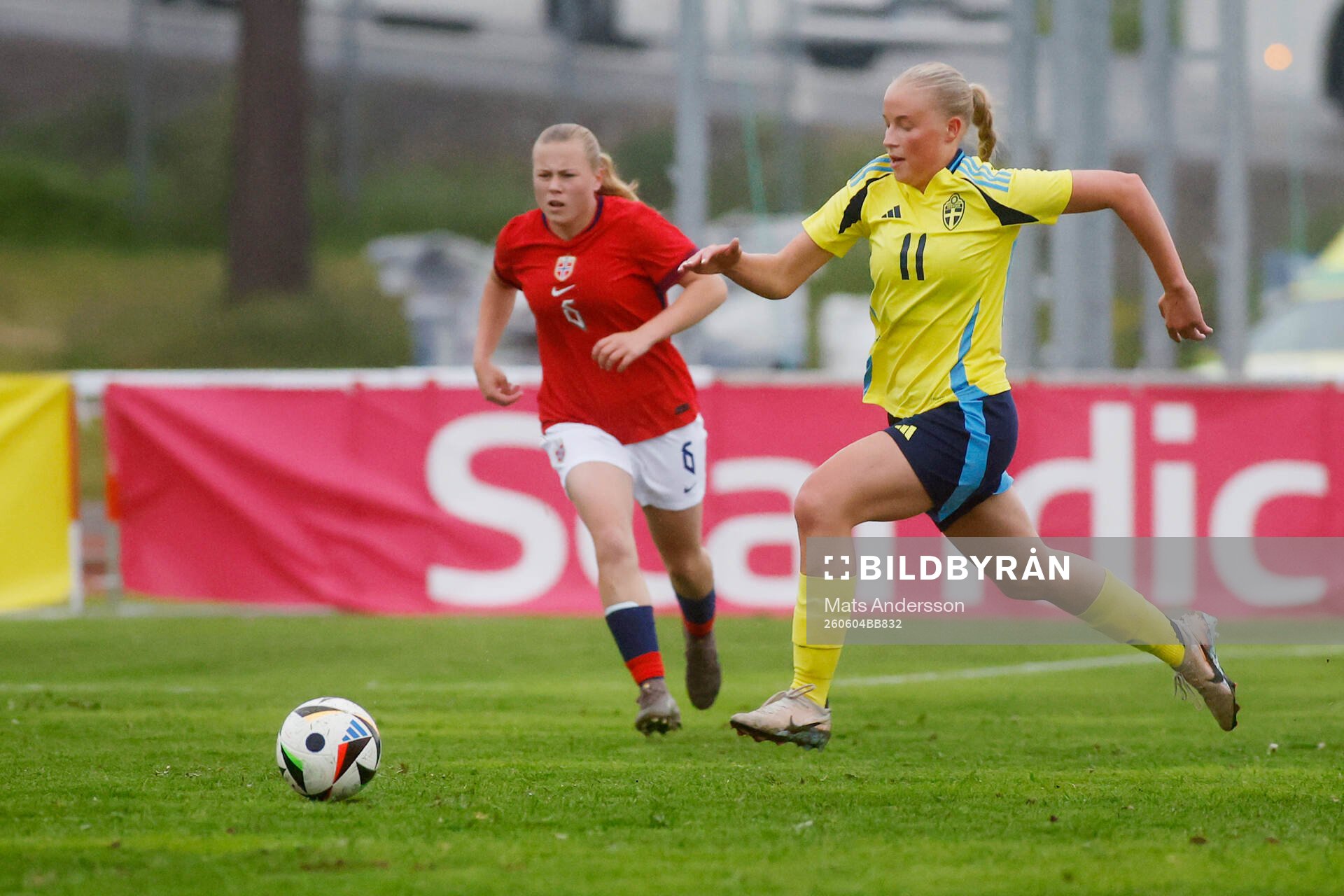 Stina Myrén of Sweden and Marie Kristine E Prestegård of