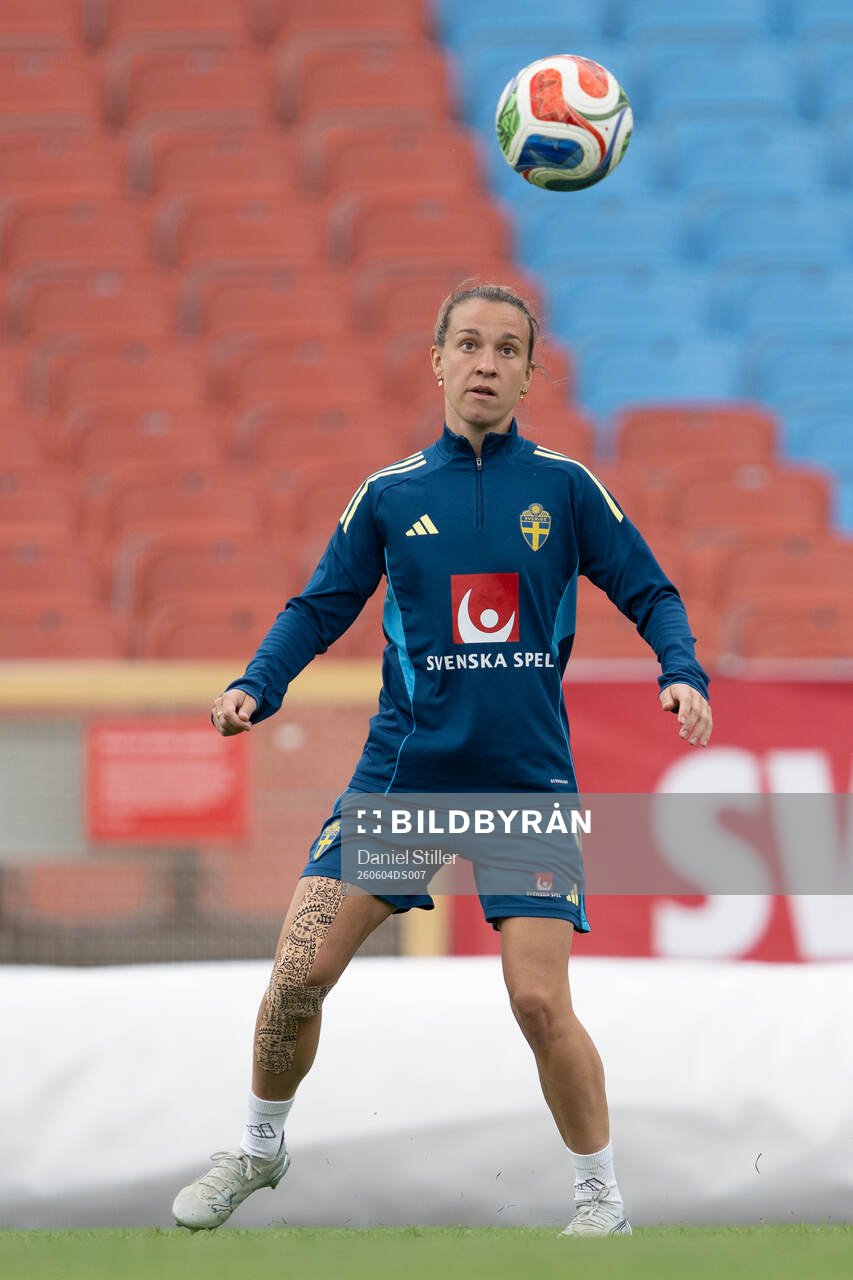Julia Zigiotti Olme of the Swedish women's national