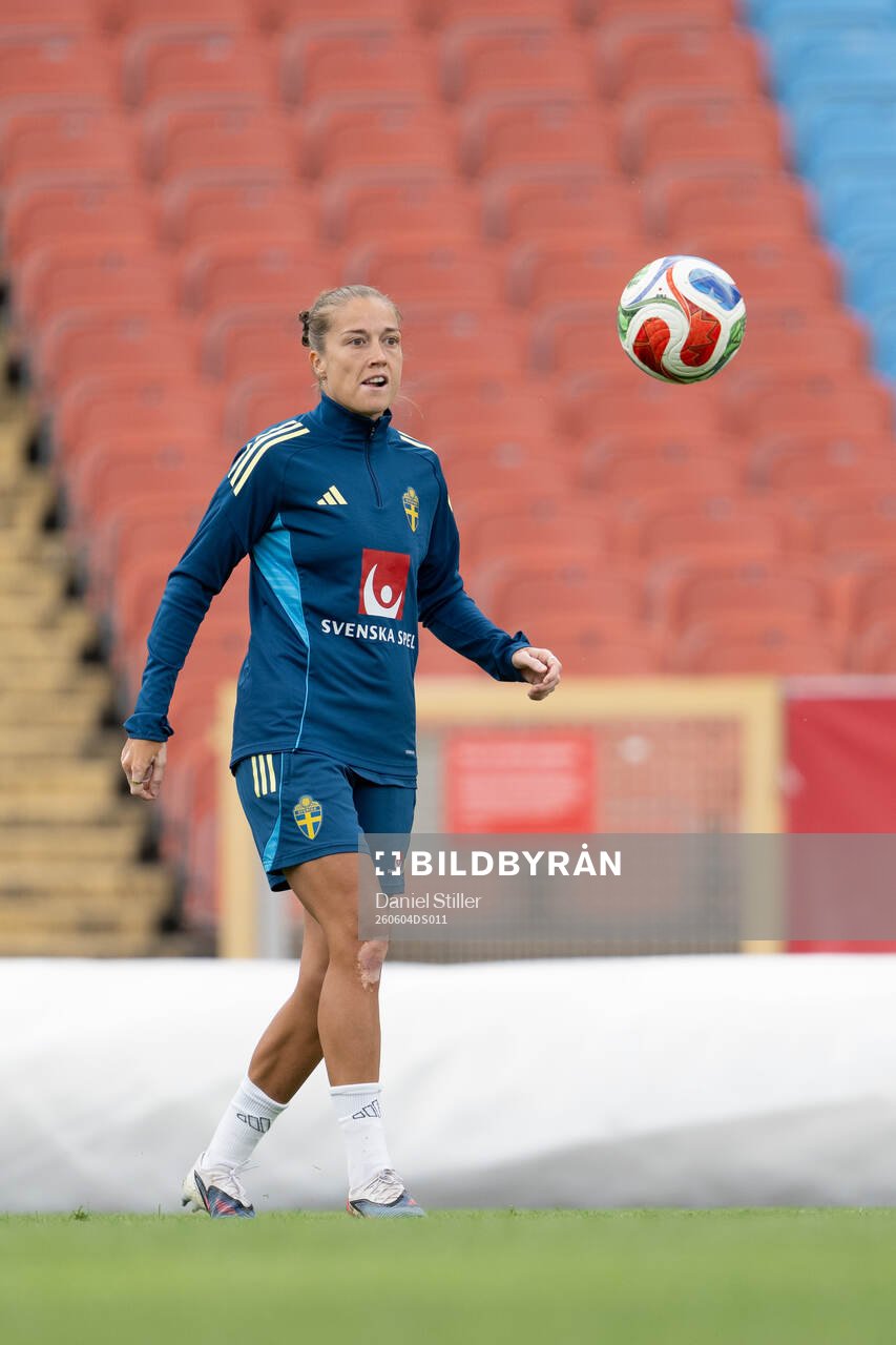 Filippa Angeldahl  of the Swedish women's national football