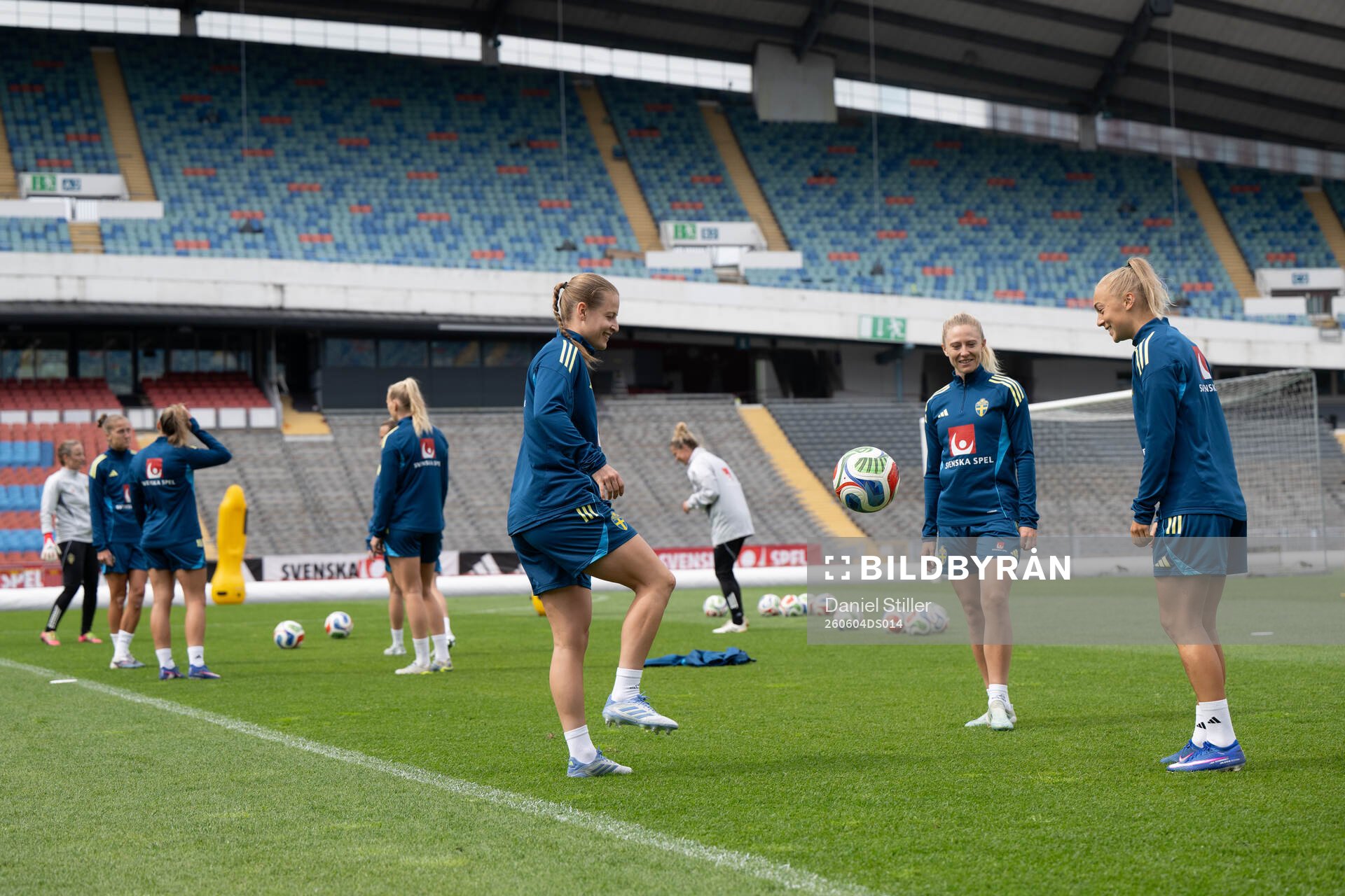 Anna Anvegård, Rebecka Blomqvist and Hanna Bennison of the