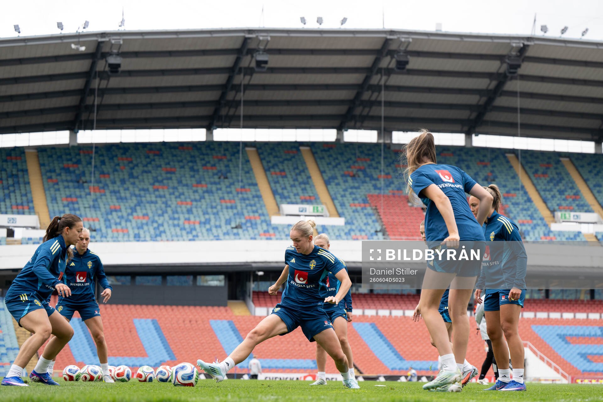 Rosa Kafaji and Hanna Lundkvist  of the Swedish women's