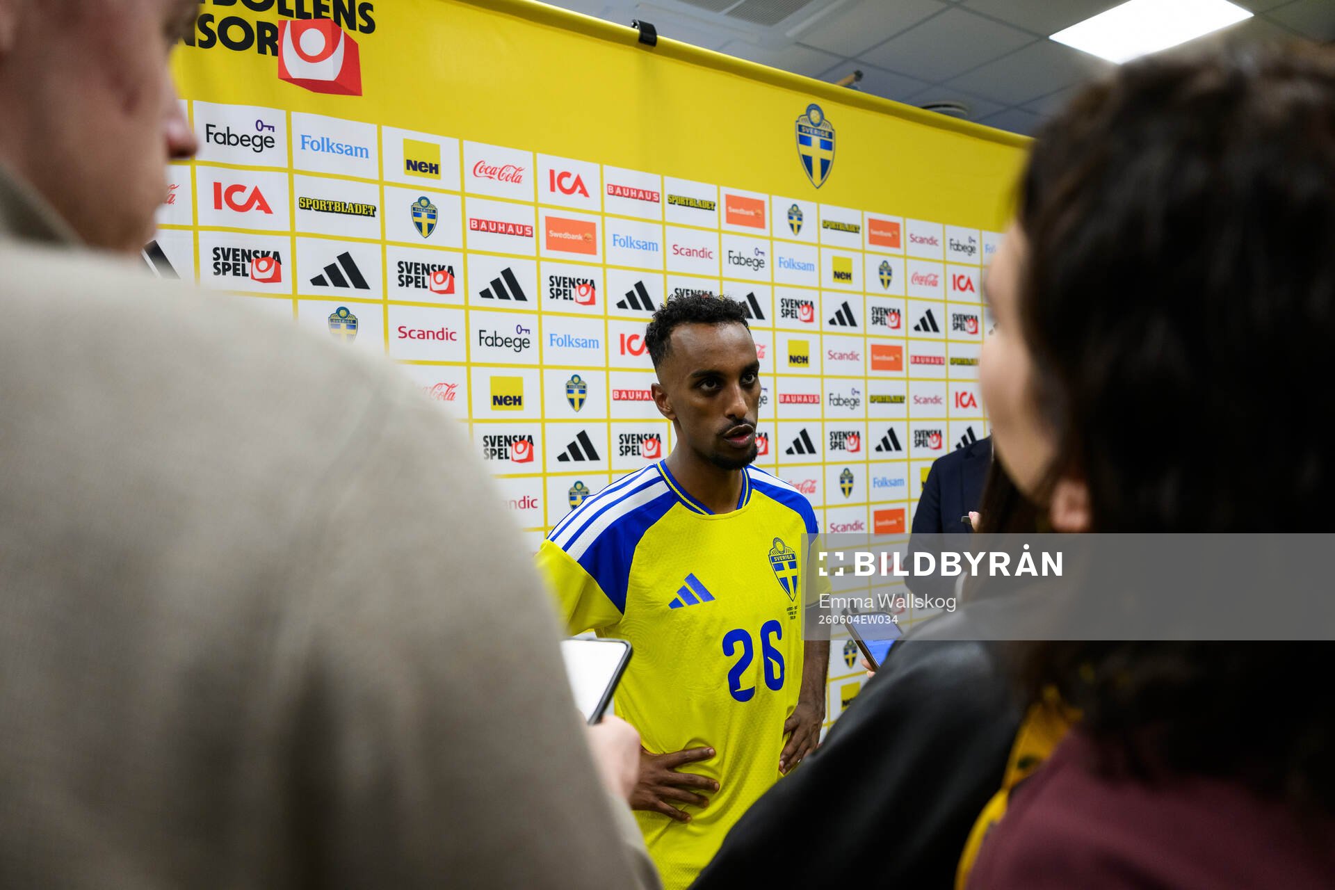 Taha Ali of Sweden is interviewed