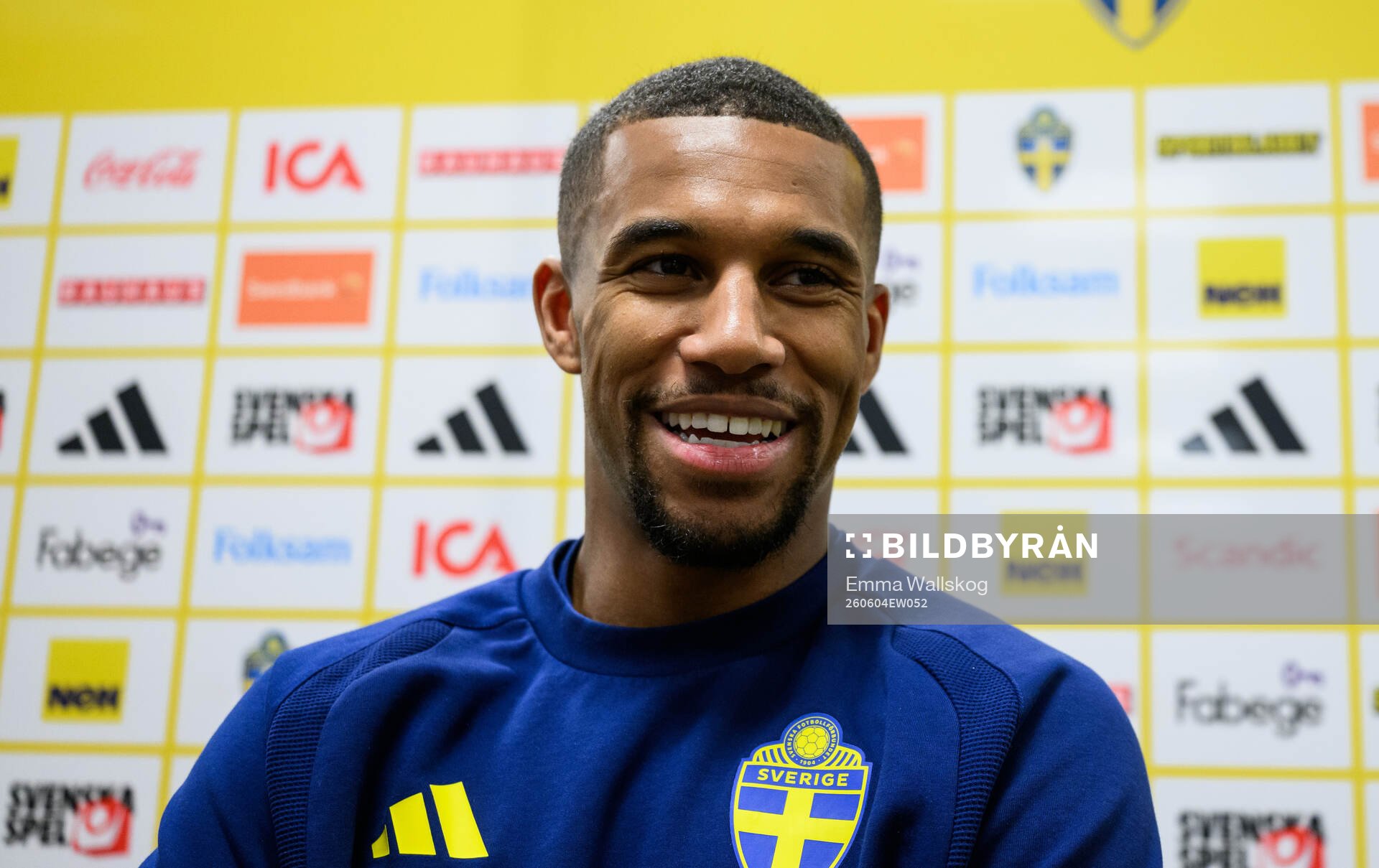 Isak Hien of Sweden is interviewed