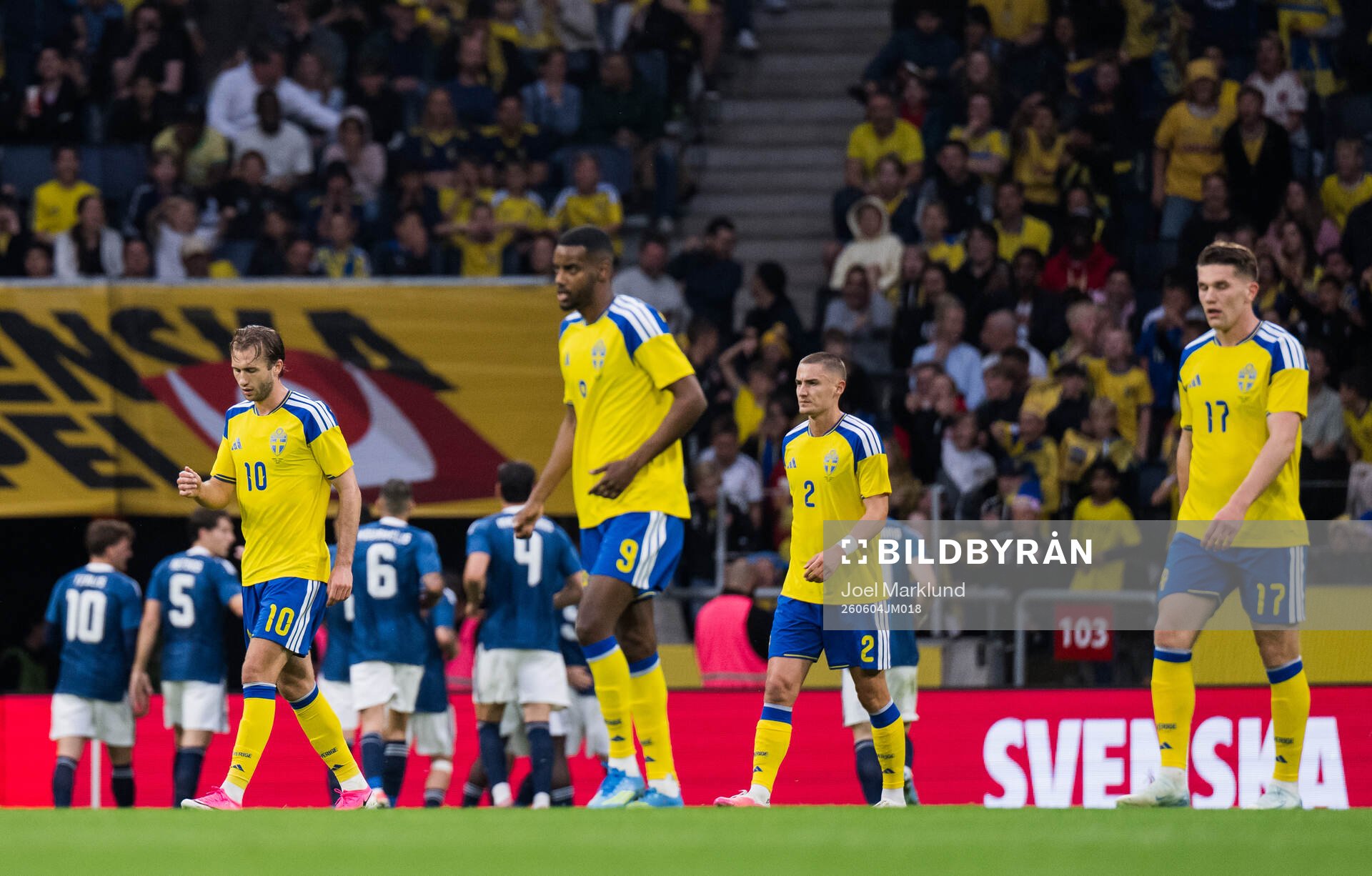 Benjamin Nygren, Alexander Isak, Gustaf Lagerbielke and