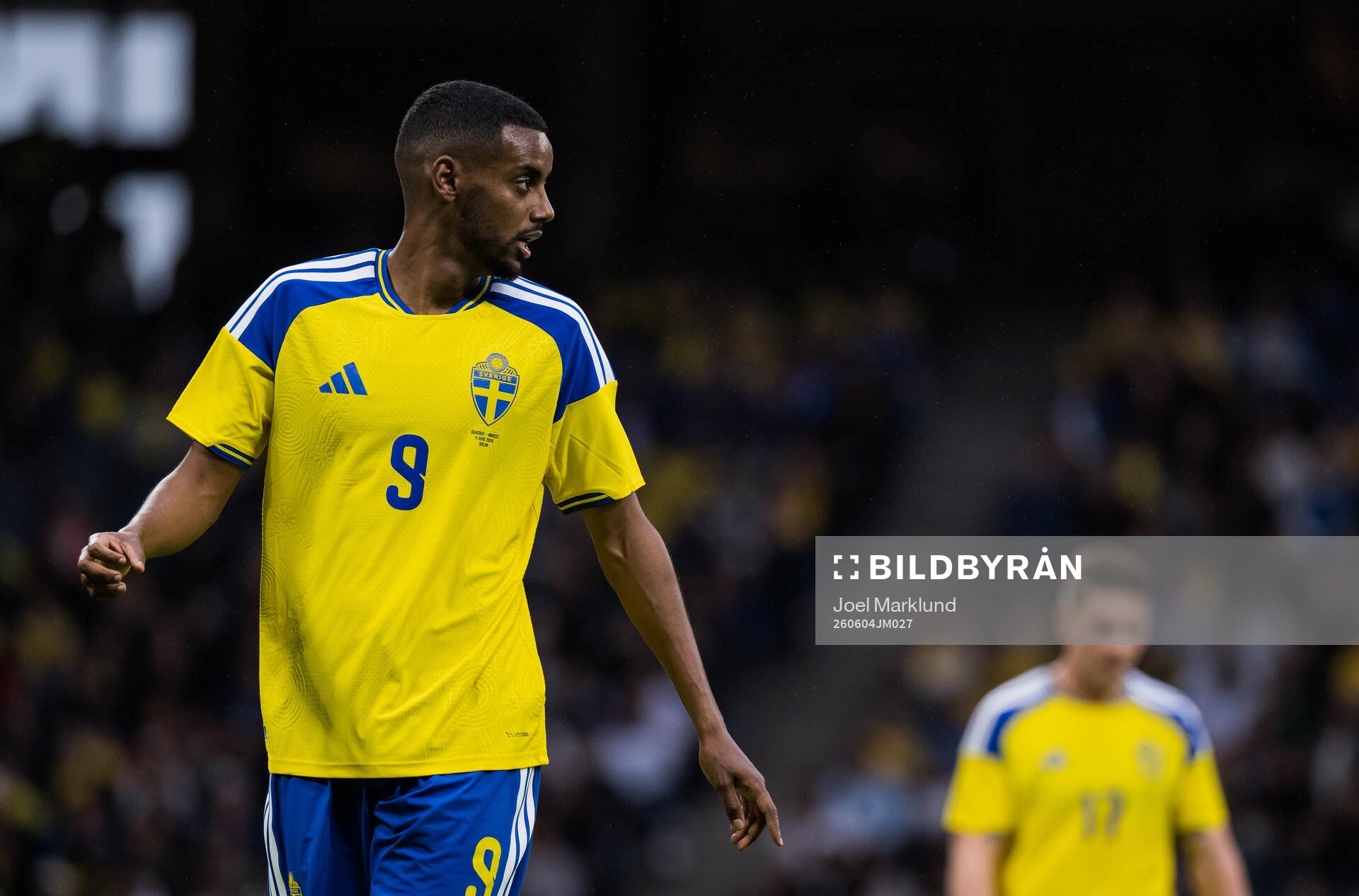 Alexander Isak of Sweden