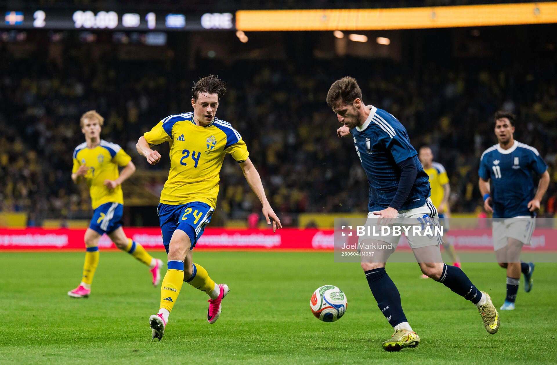 Elliot Stroud of Sweden and Giorgos Kiriakopoulos of Greece
