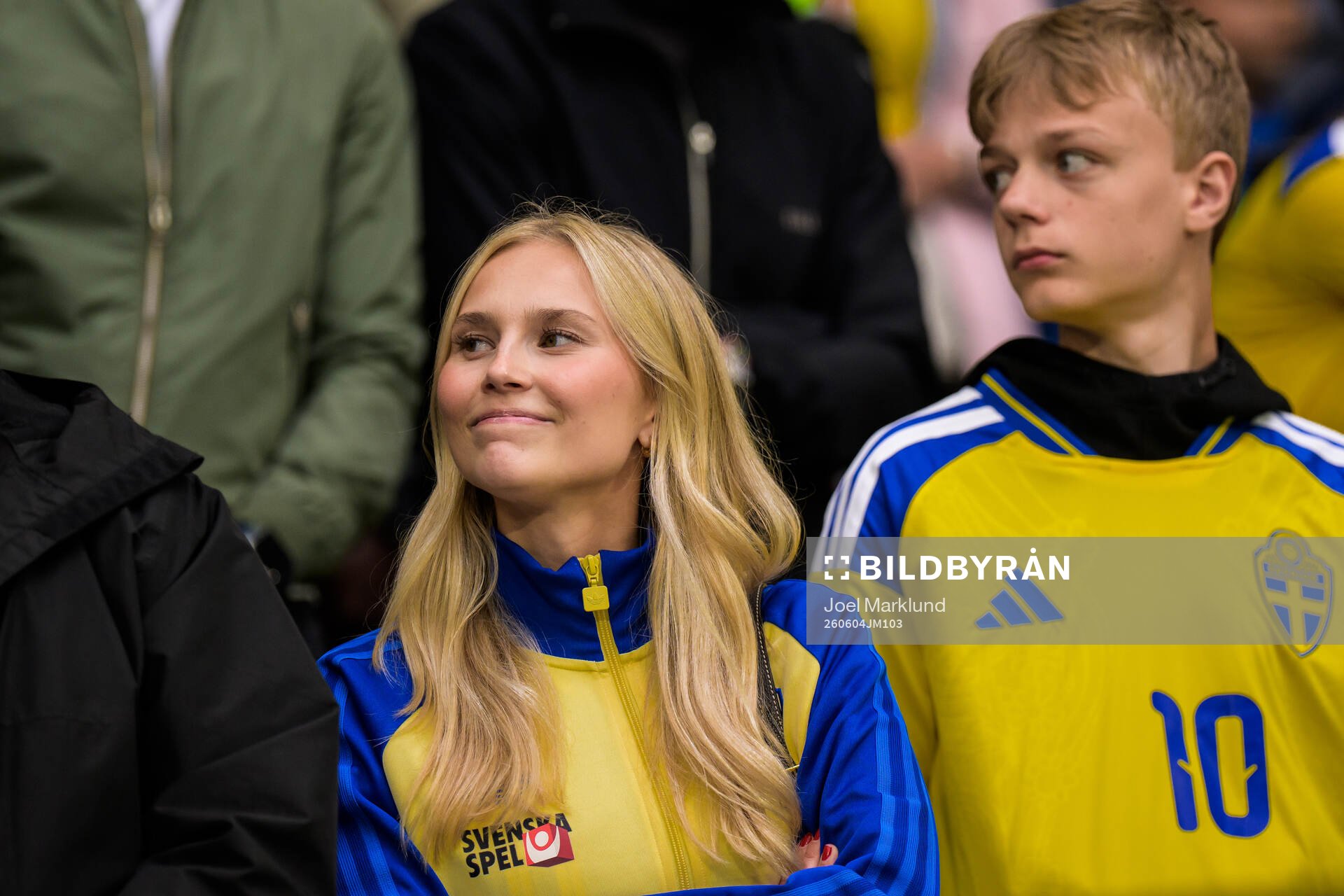 Andrea Karlström, girlfriend of Benjamin Nygren of Sweden
