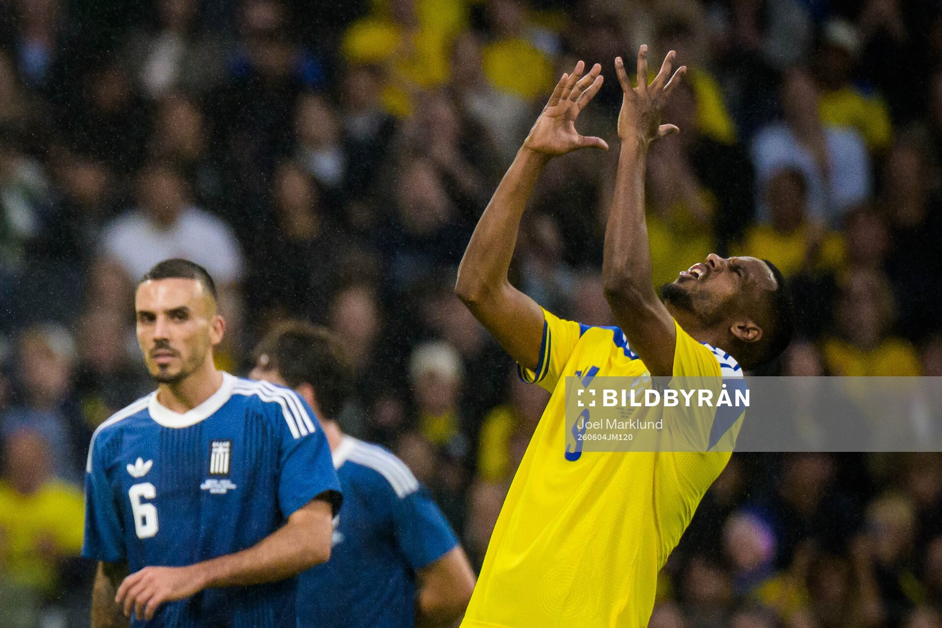 Alexander Isak of Sweden looks dejected