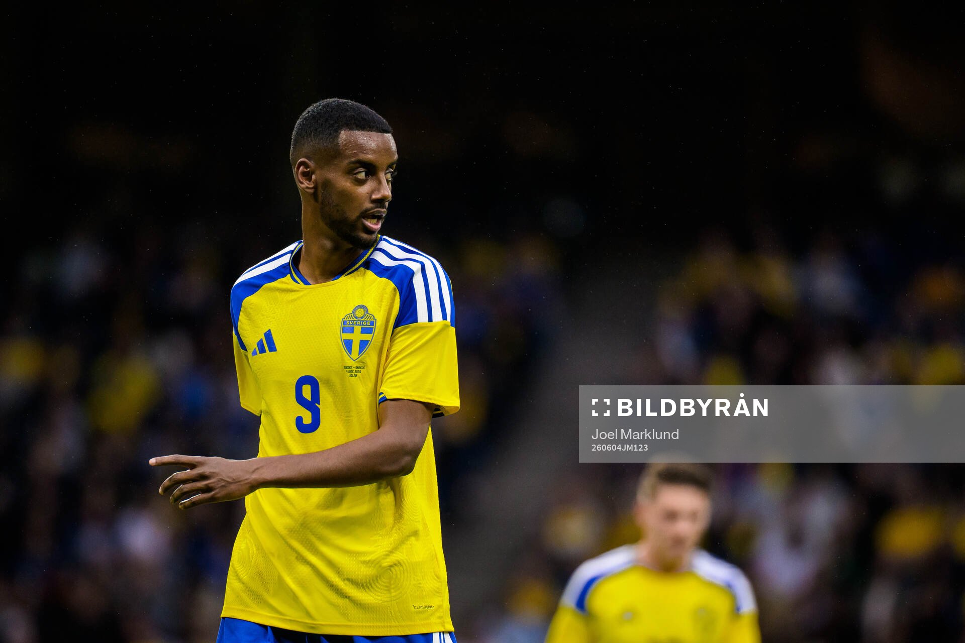 Alexander Isak of Sweden