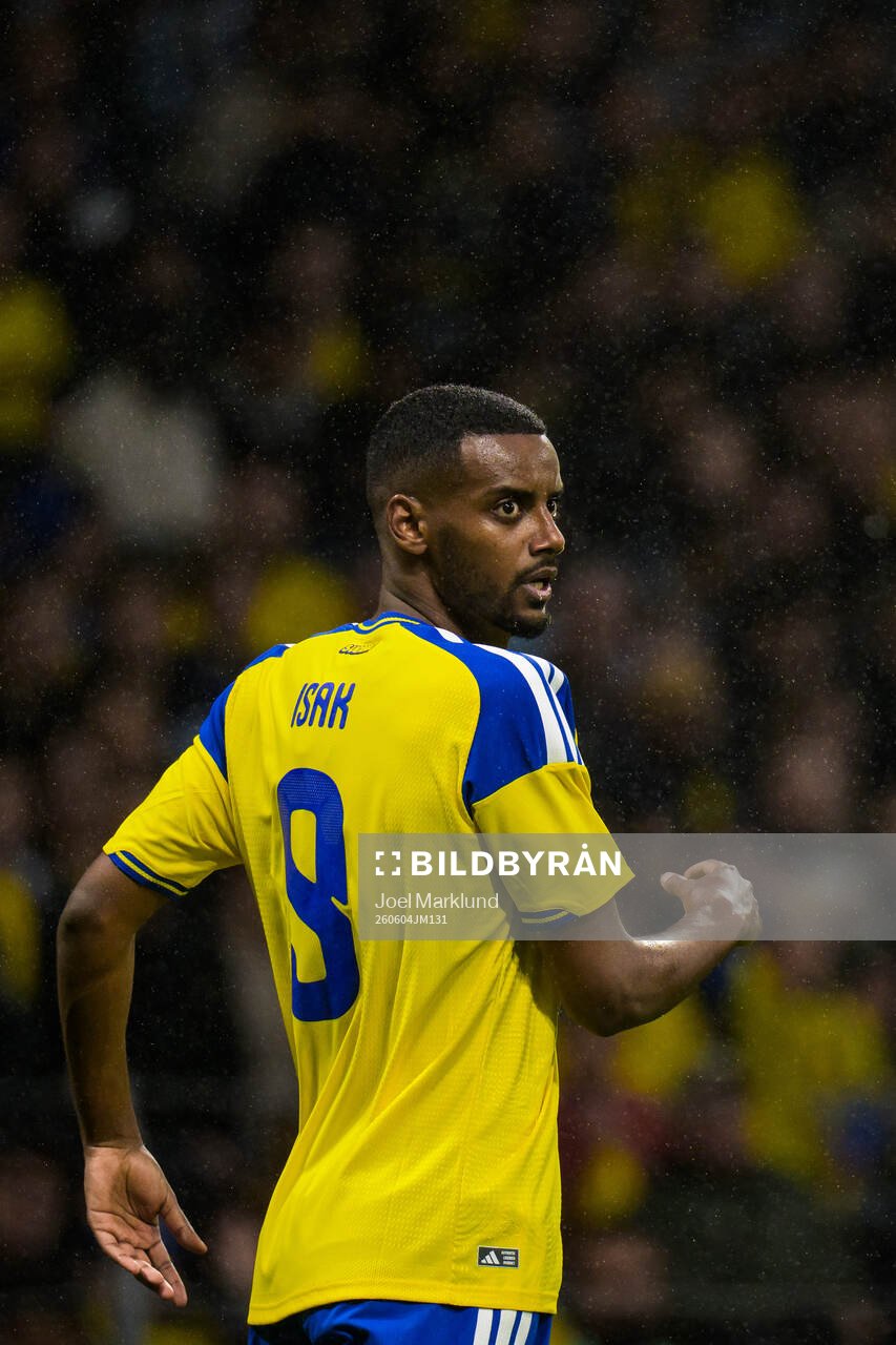 Alexander Isak of Sweden