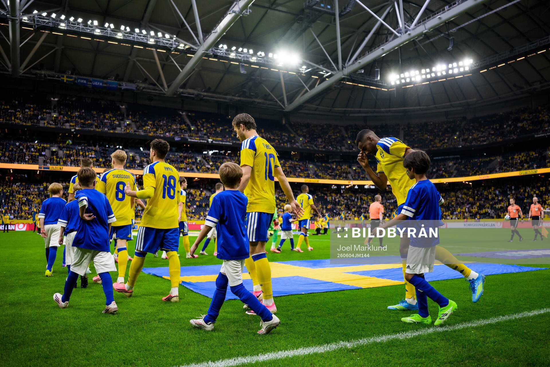 Daniel Svensson, Yasin Ayari, Benjamin Nygren and Alexander
