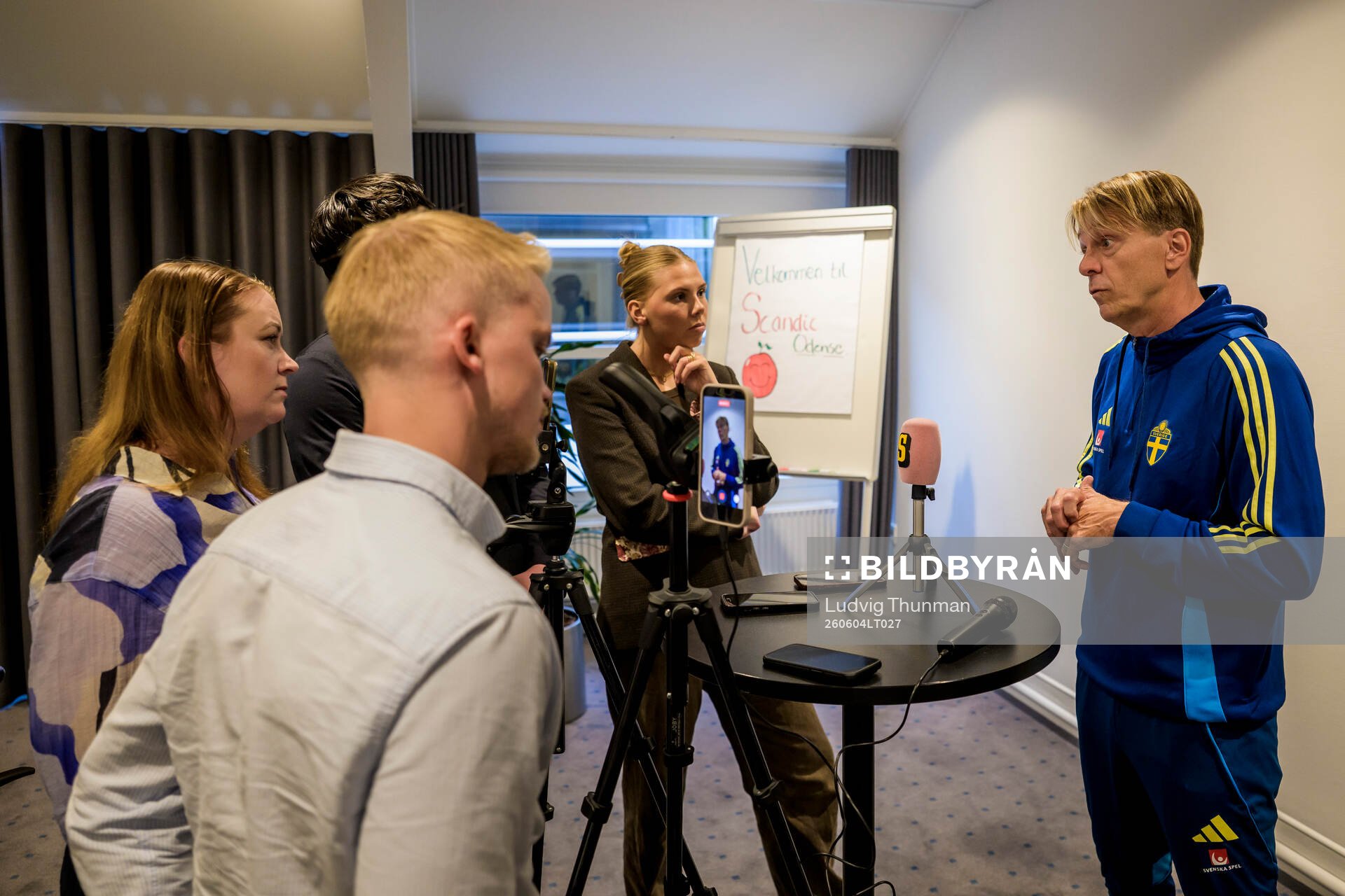 Head coach Tony Gustavsson