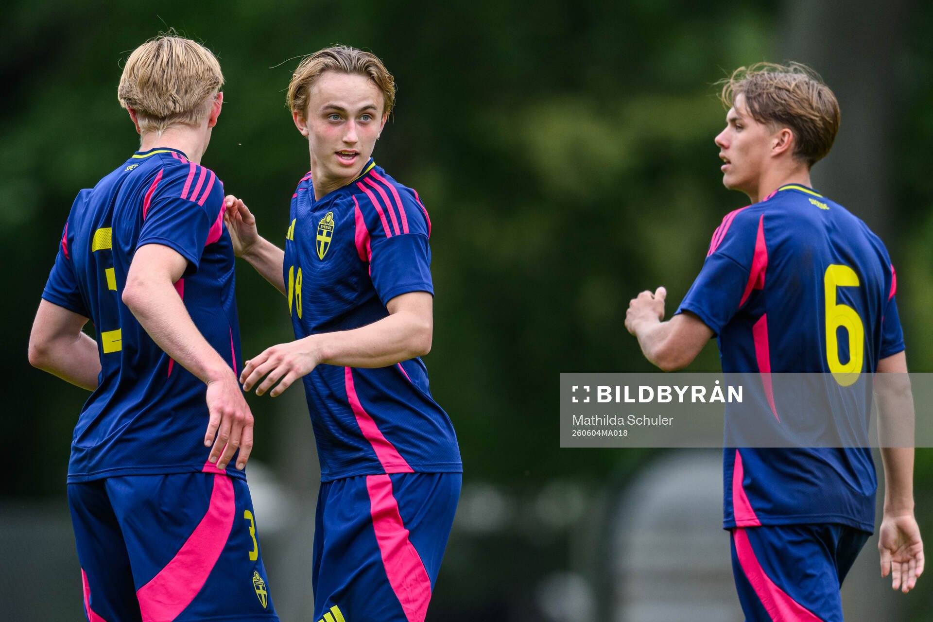 Hampus Thorsson, Alexander Berisson and Leon Westin Bryhn