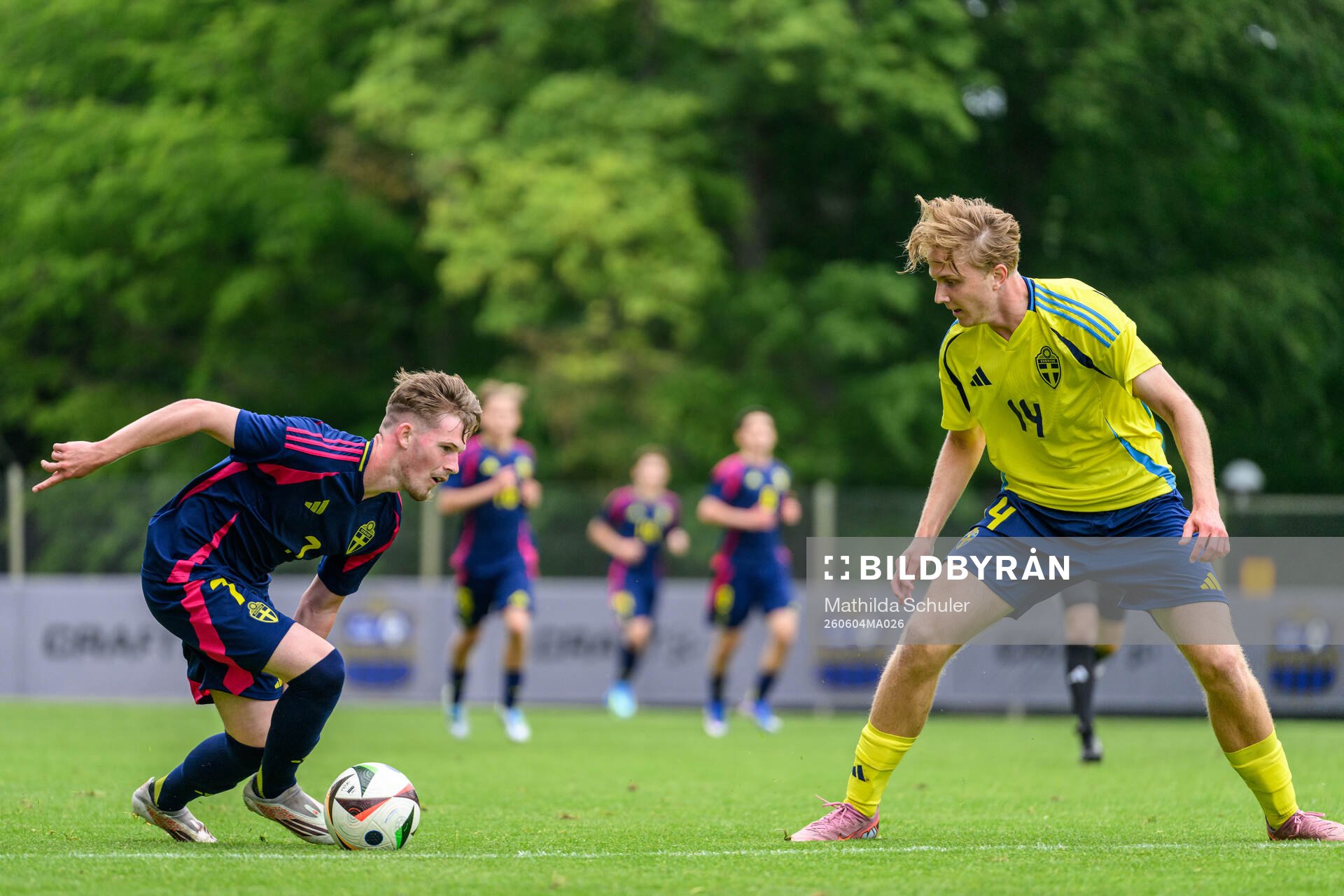 Emilijan Andersson and Hannes Burlion