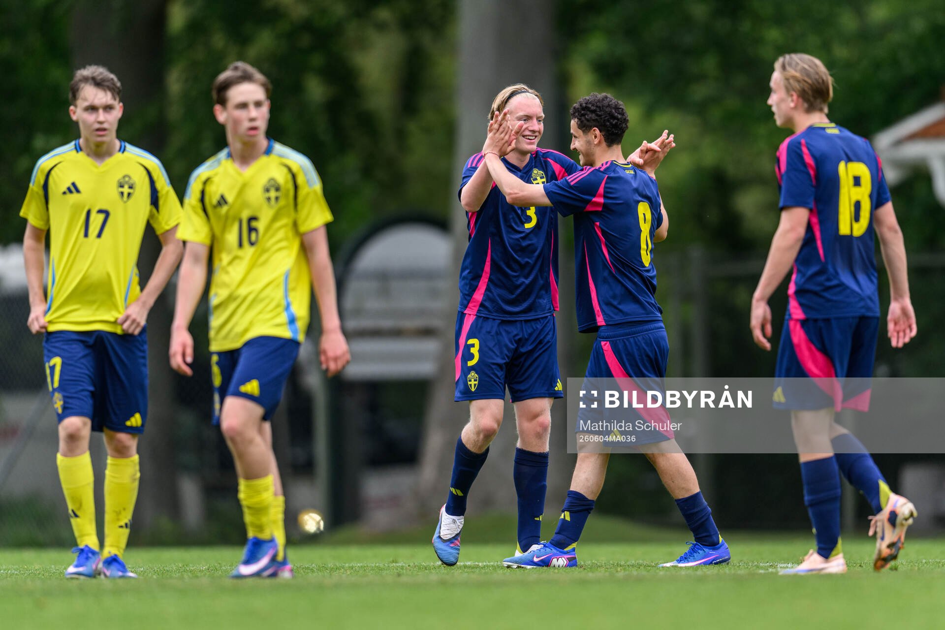 Hampus Thorsson and David Malki celebrate