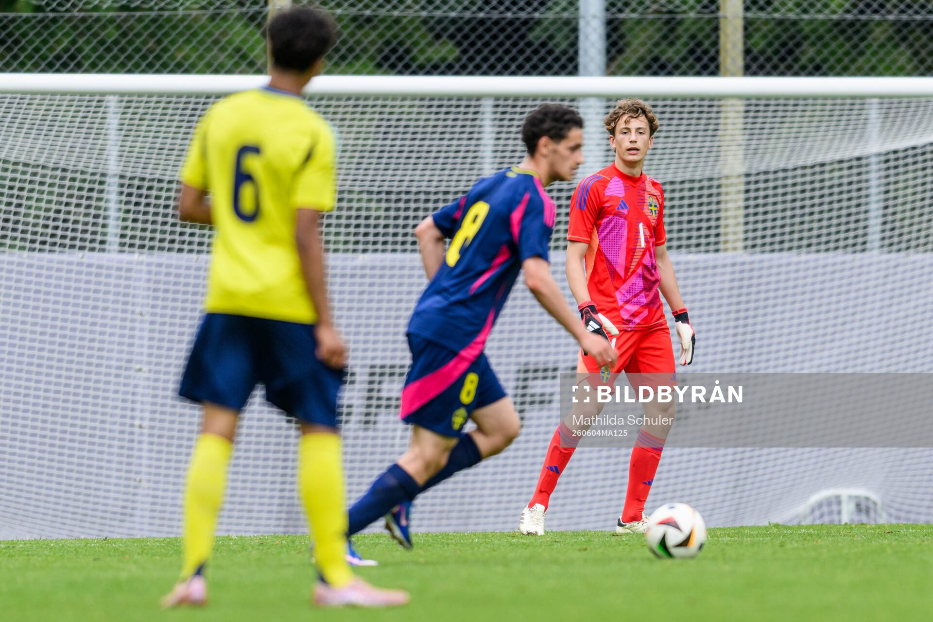 Goalkeeper Elton Ottoduring an intrasquad match with the