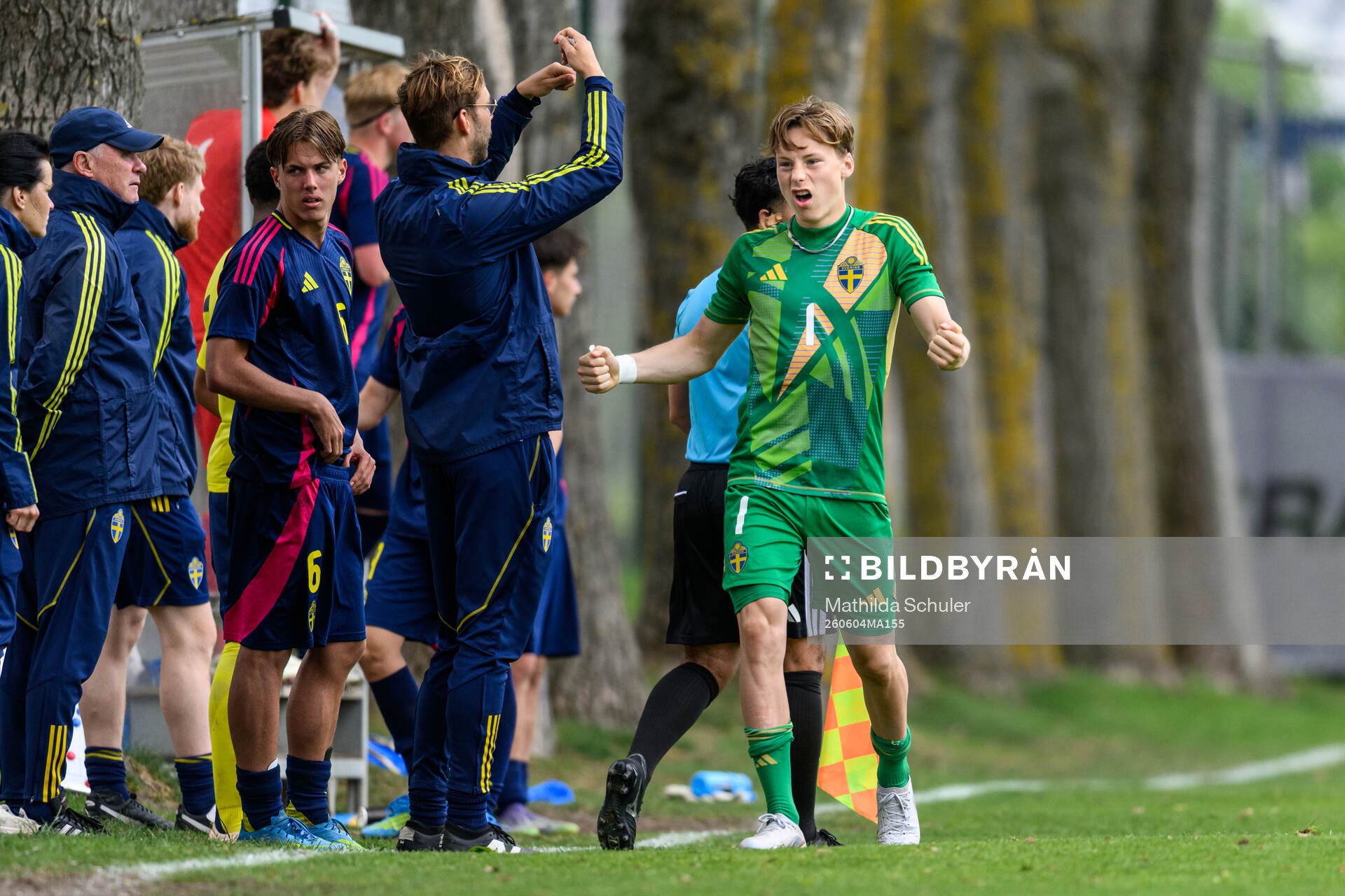 Goalkeeper Vincent Arnström