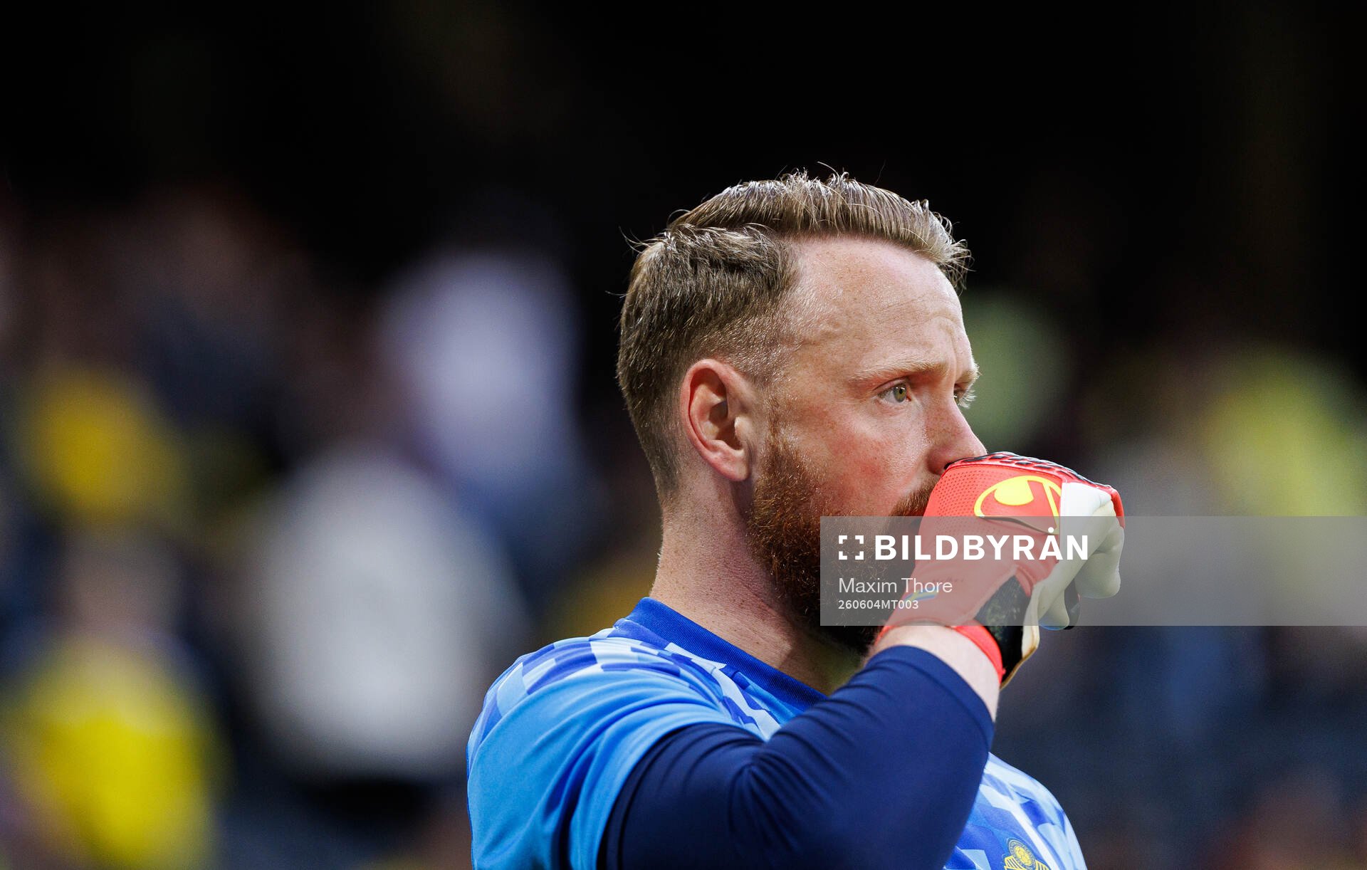 Goalkeeper Viktor Johansson