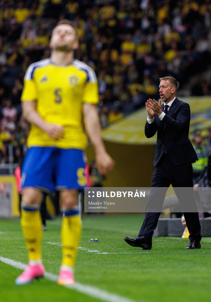 Head coach Graham Potter of Sweden