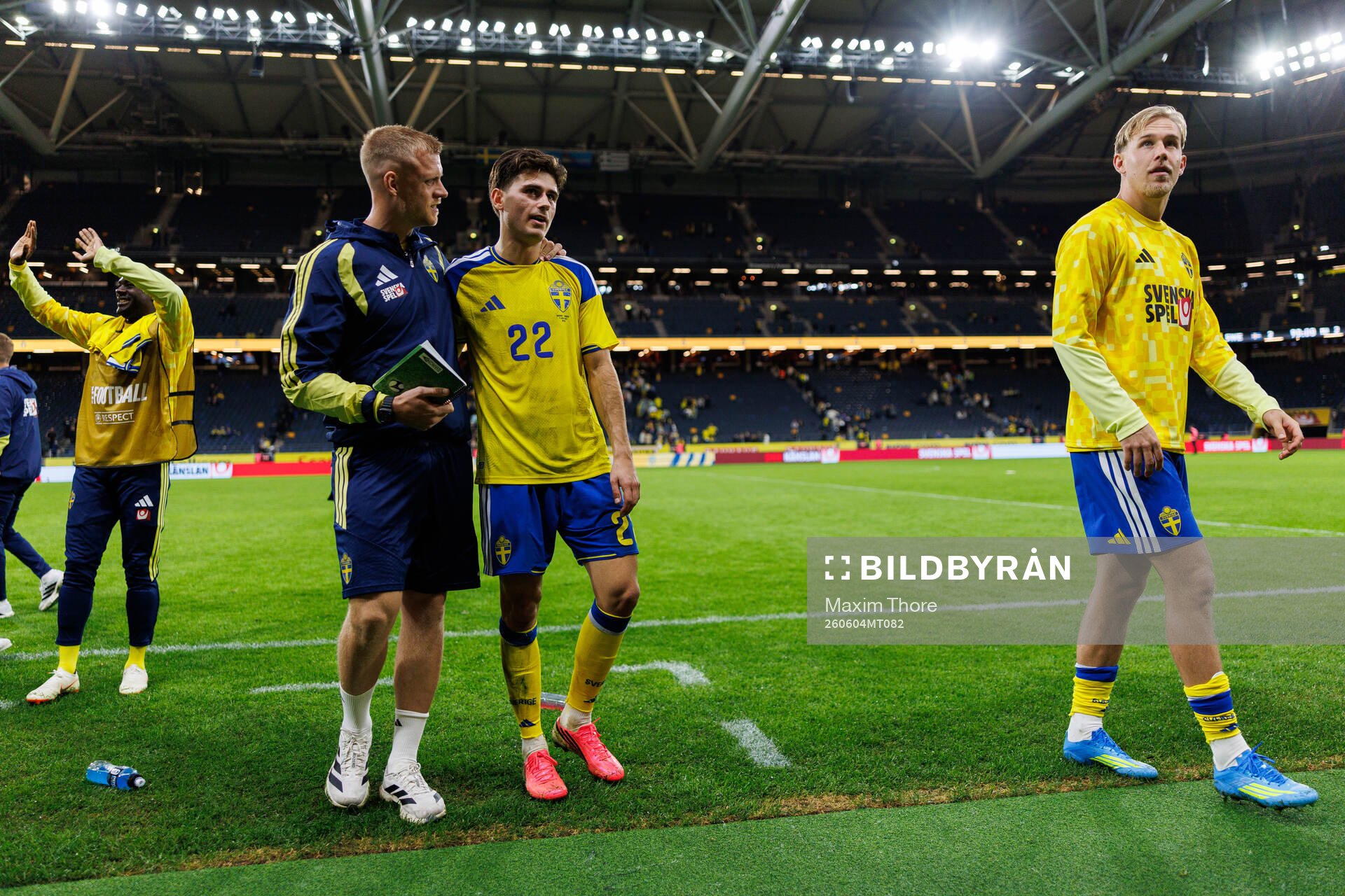 Besfort Zeneli and Herman Johansson of Sweden