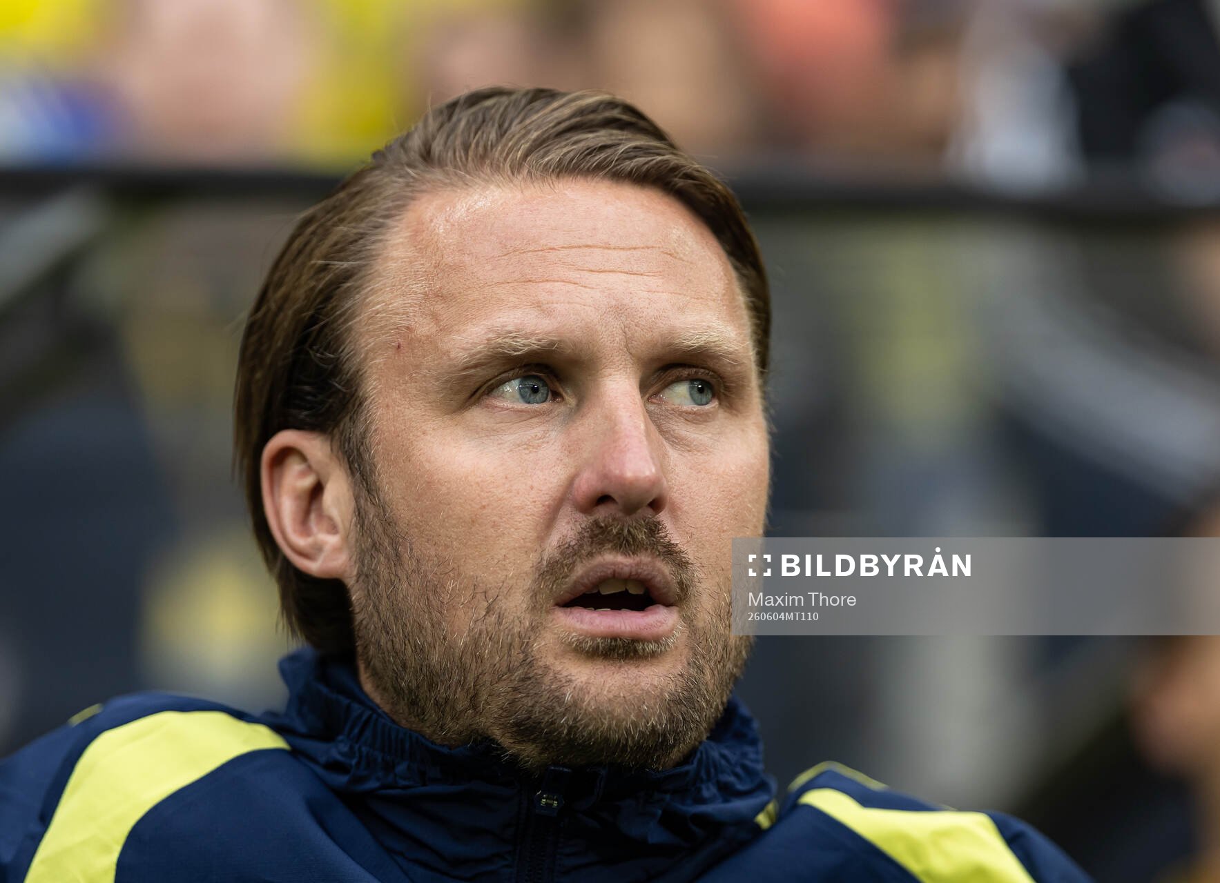 Assistant coach Björn Hamberg of Sweden