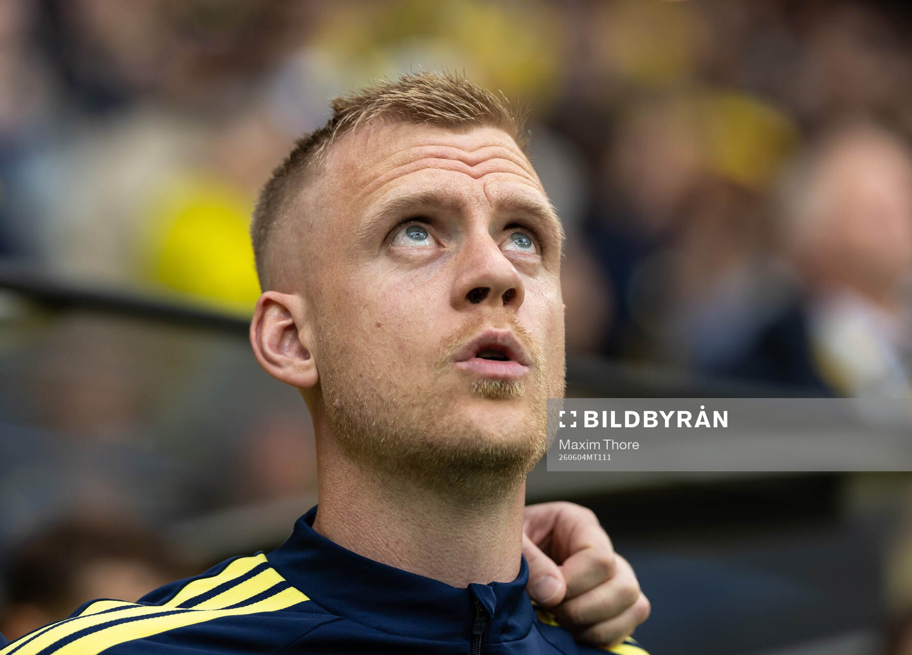 Goalkeeper coach Linus Kandolin of Sweden
