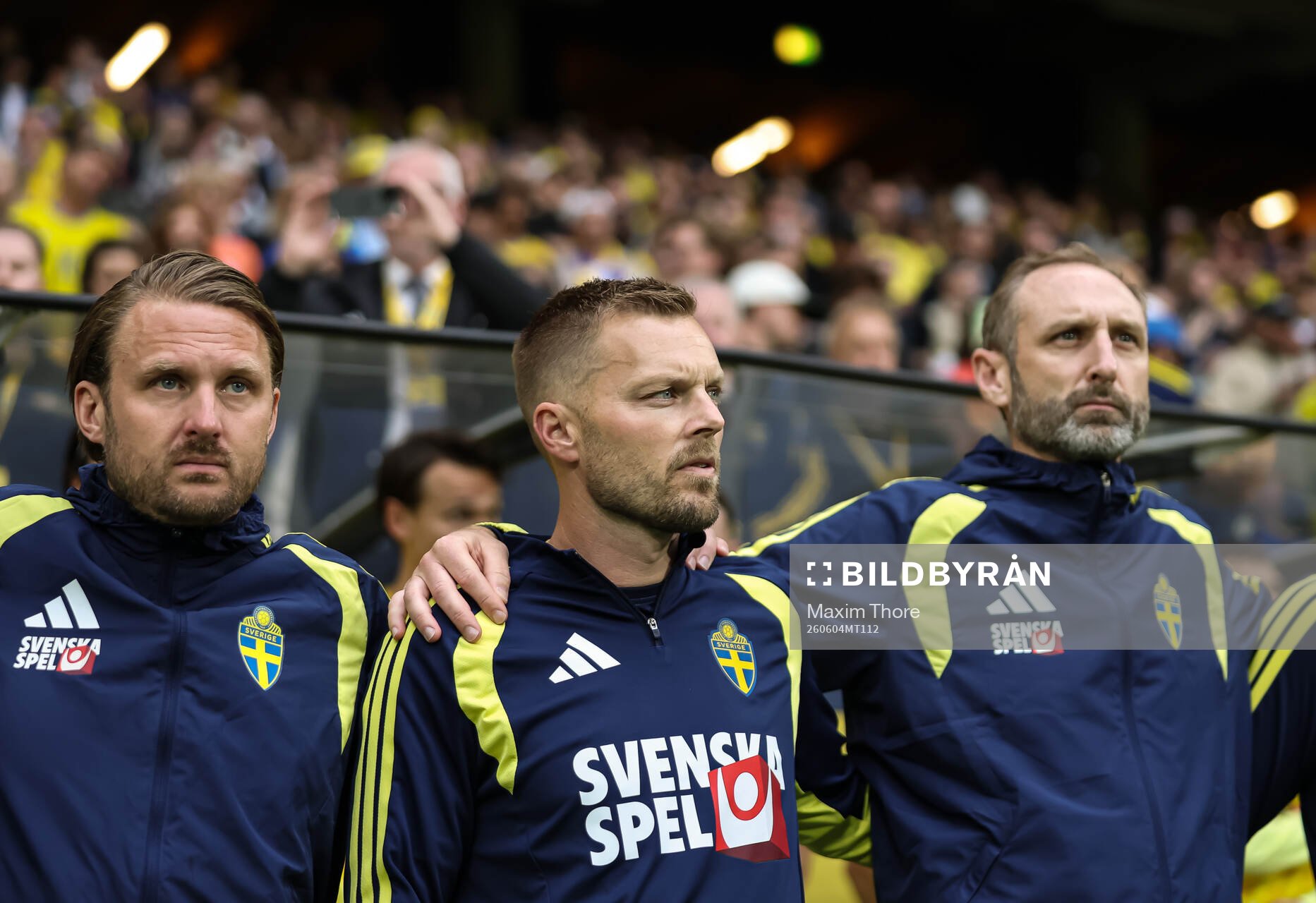 Assistant coach Sebastian Larsson of Sweden