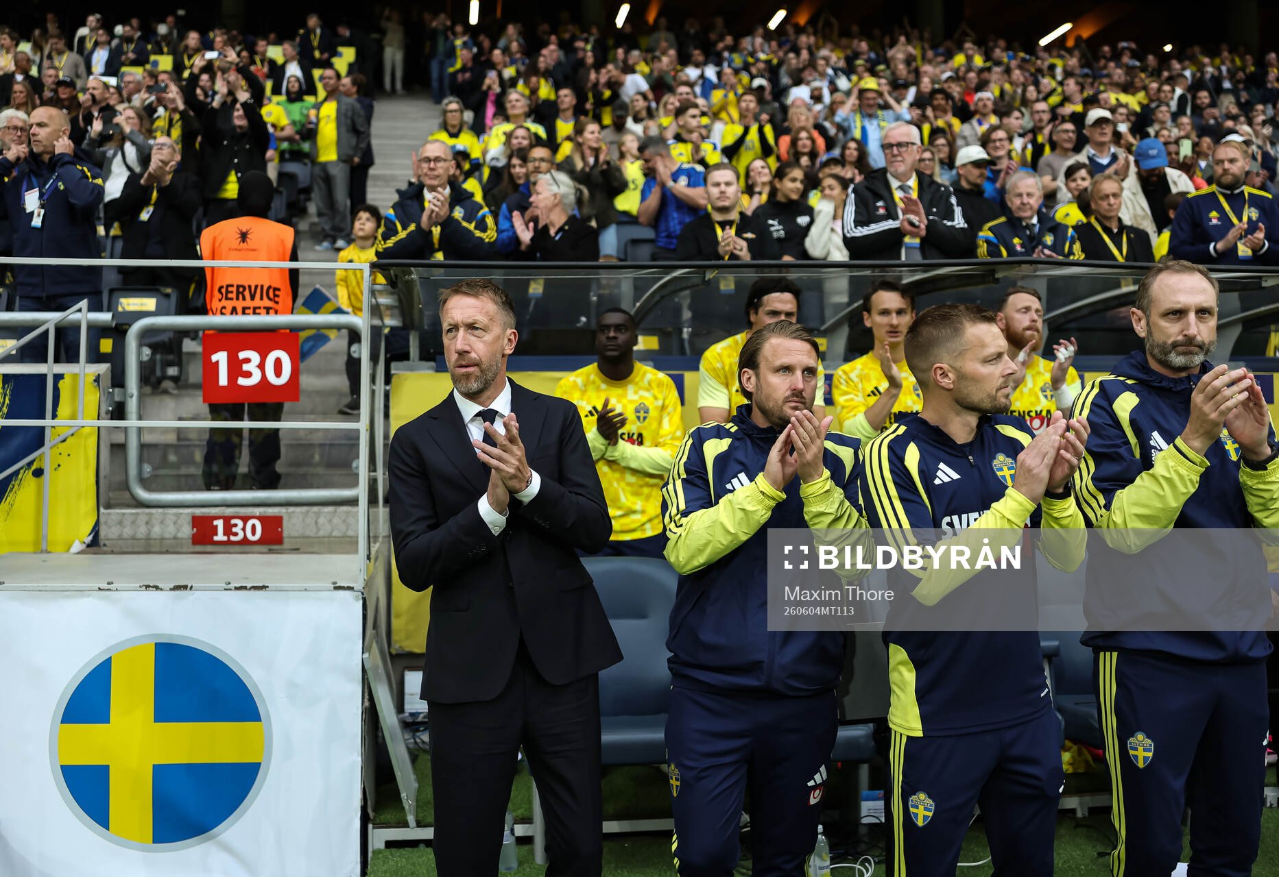 Head coach Graham Potter of Sweden