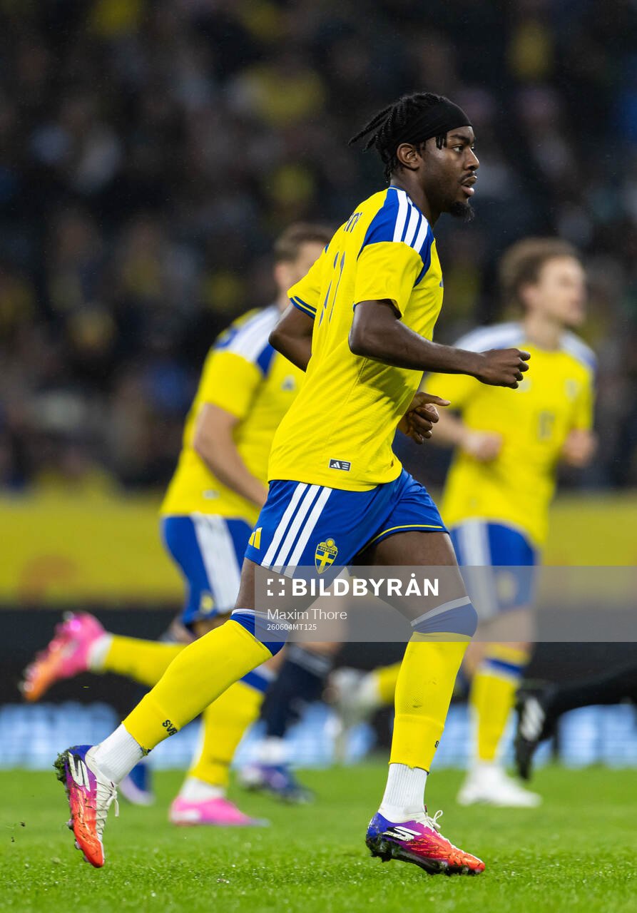 Anthony Elanga of Sweden