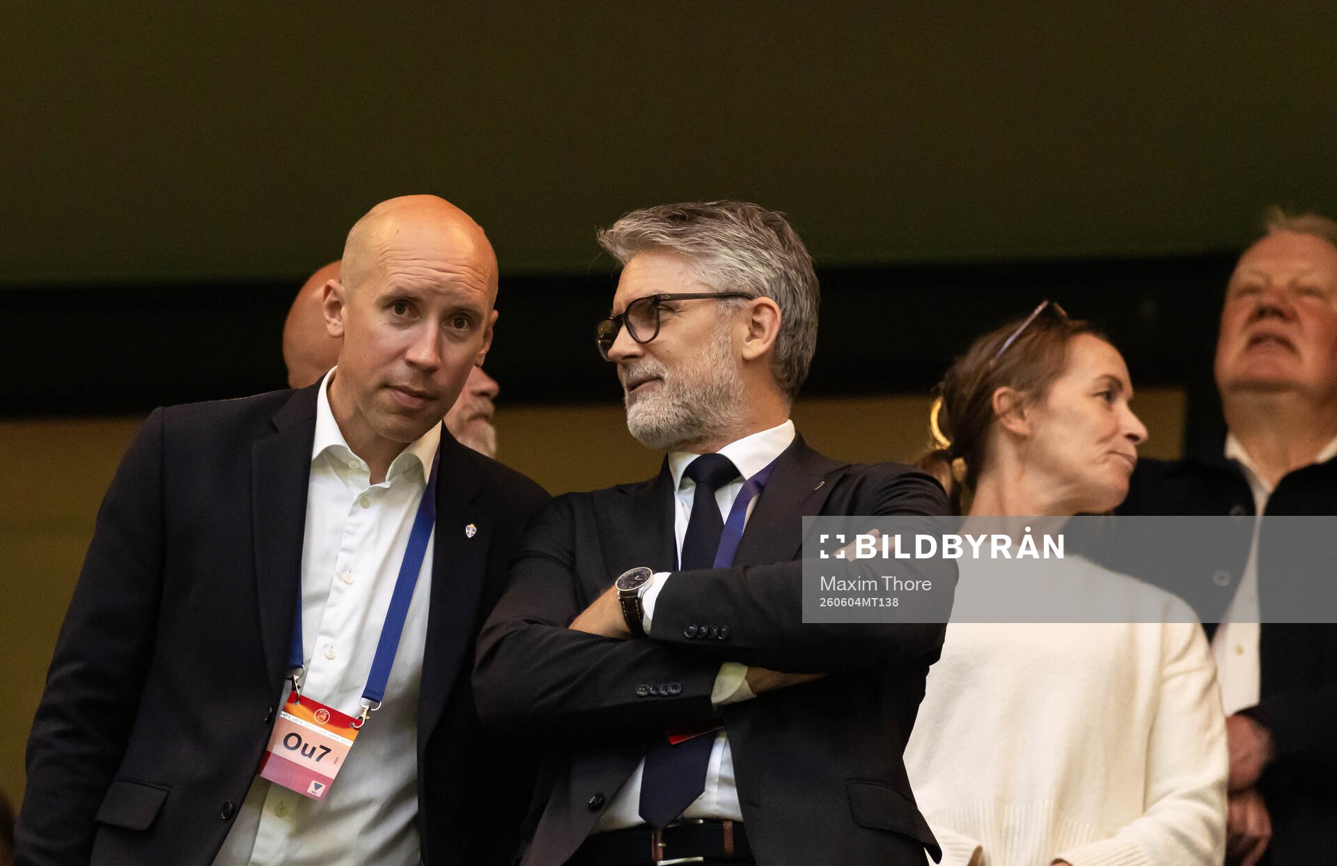 Chairman of Swedish Football Federation Simon Åström and