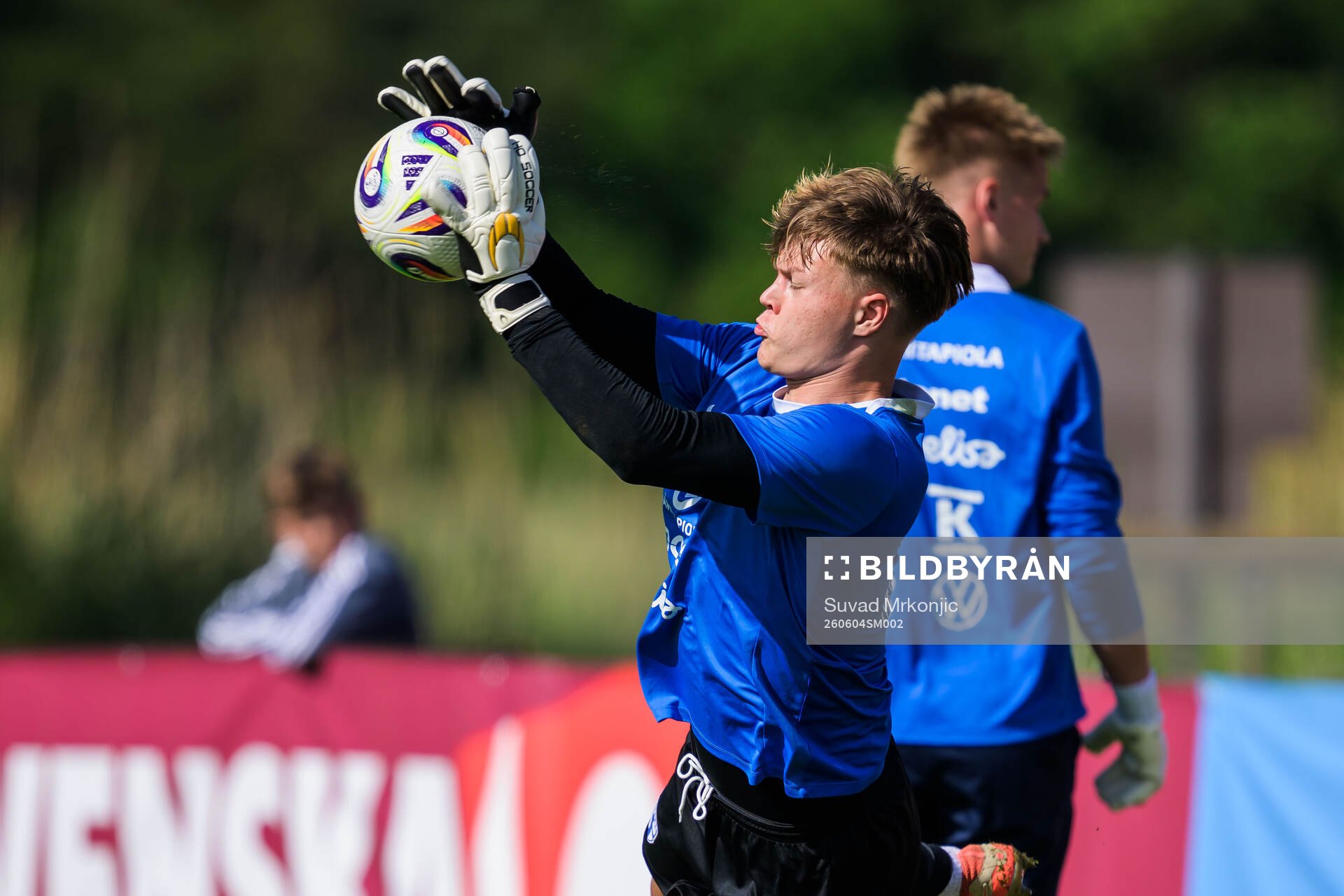 Goalkeeper Ukko Happonen of Finland