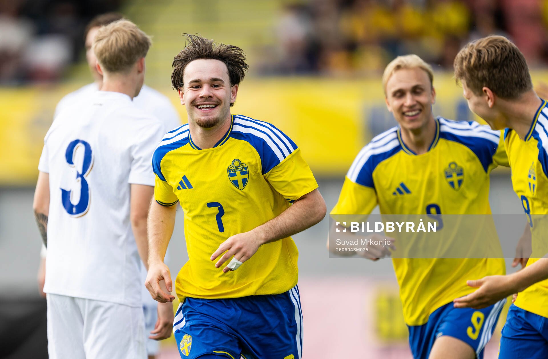 Neo Jönsson of Sweden celebrates