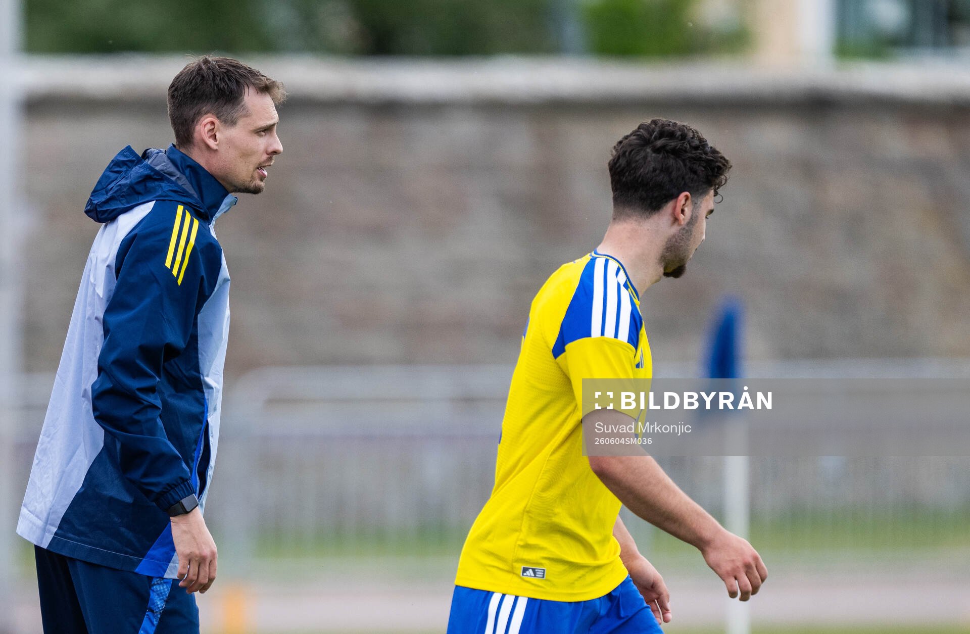 Head coach head Daniel Bäckström and Bleon Kurtulus