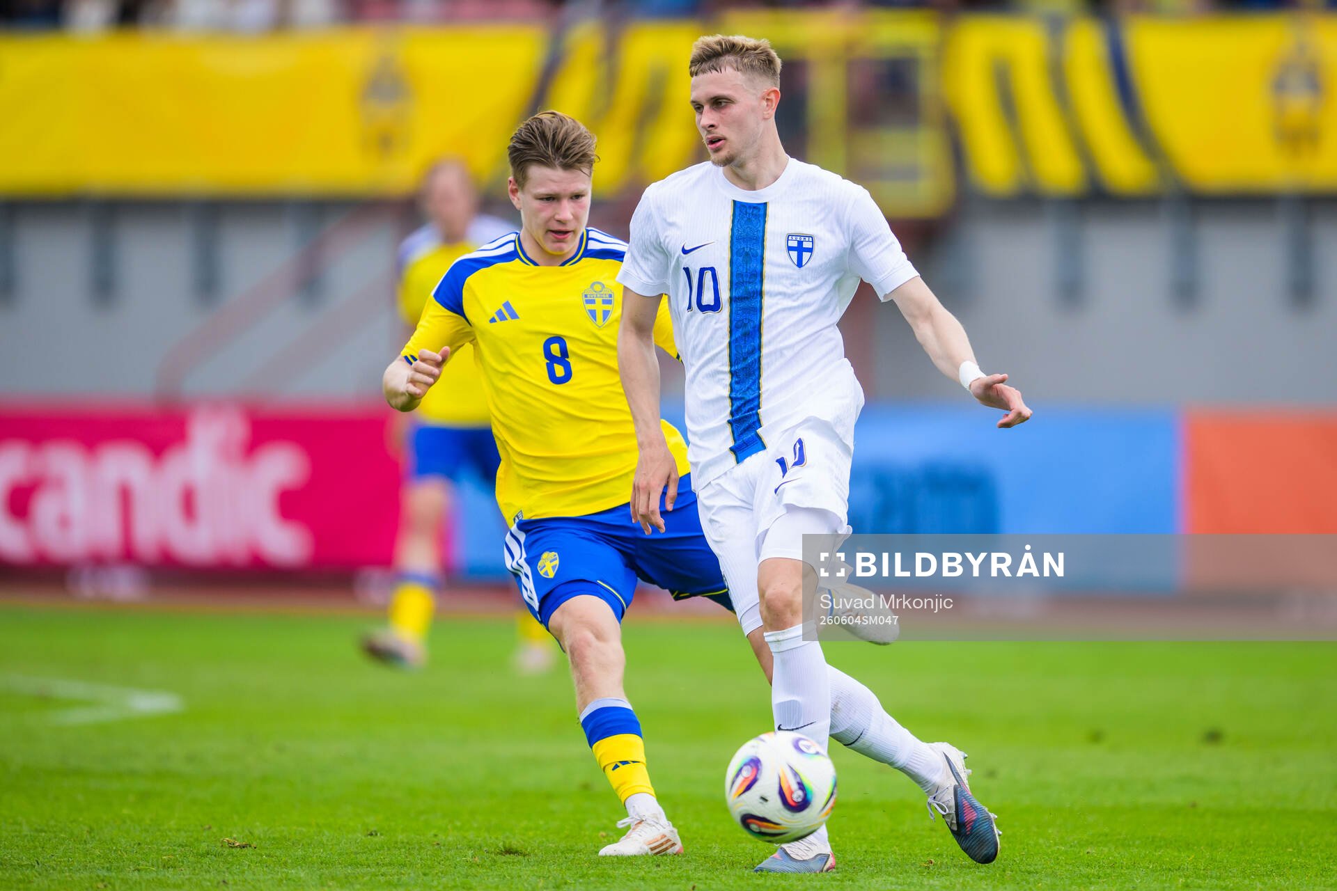 Victor Svensson of Sweden and Jimi Tauriainen of Finland