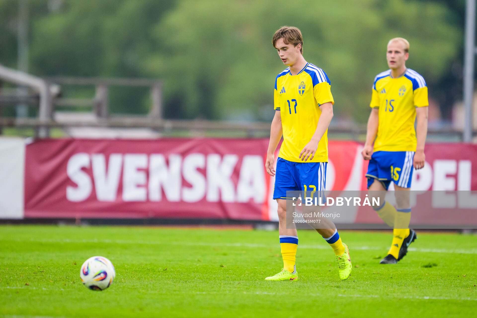 Yannick Geiger and Harry Hilvenius of Sweden looks dejected