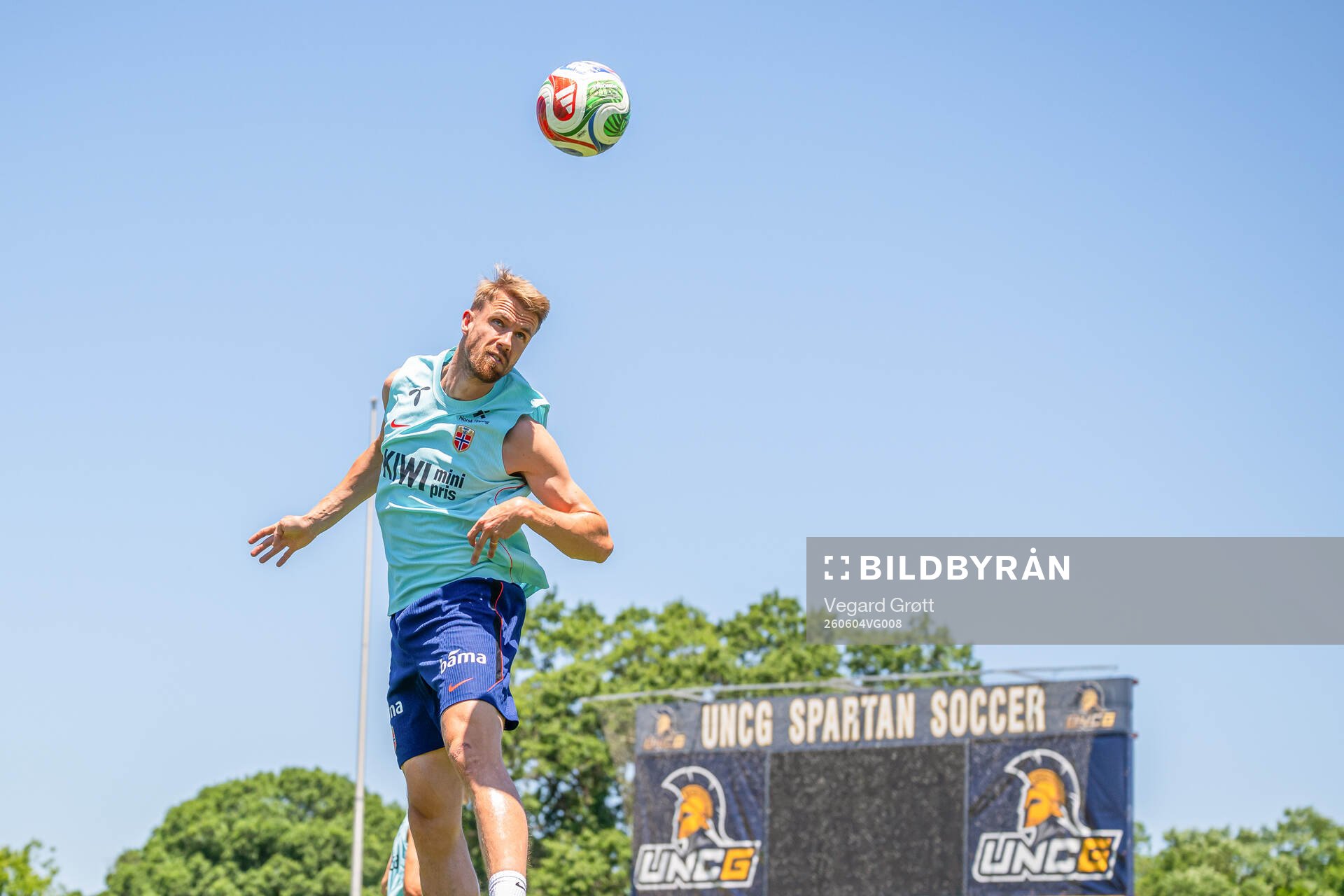 Kristoffer Ajer of the Norwegian national football team at