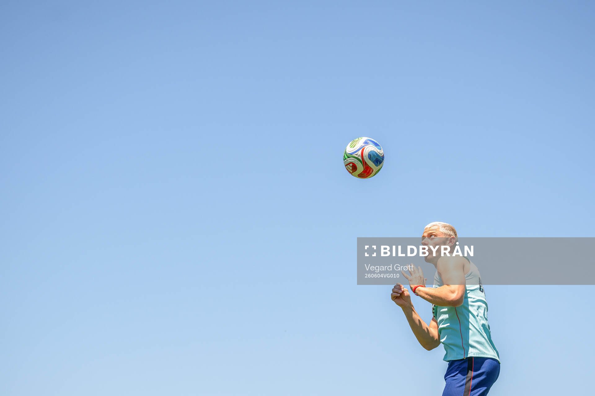 Julian Ryerson of the Norwegian national football team at a