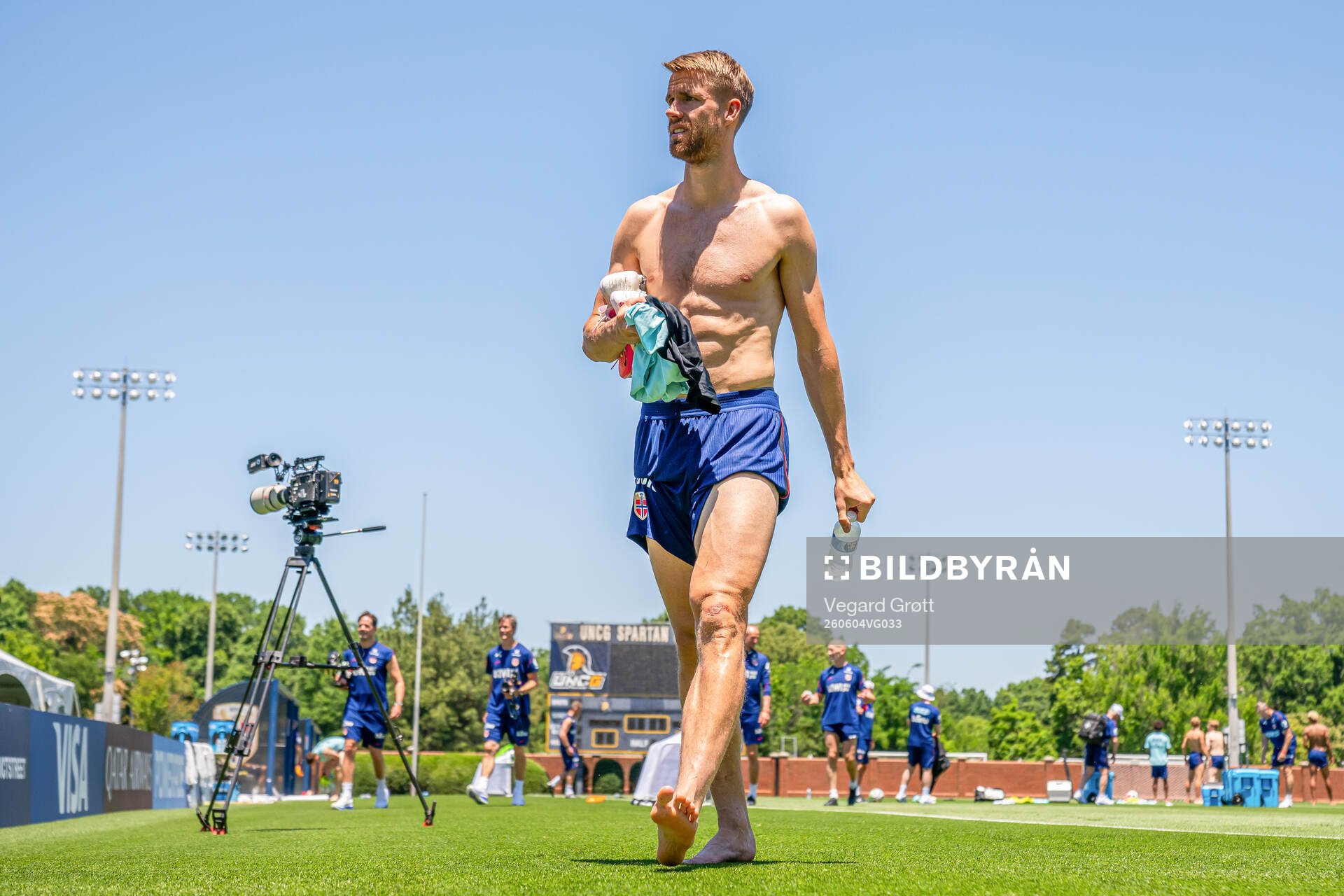 Kristoffer Ajer of the Norwegian national football team