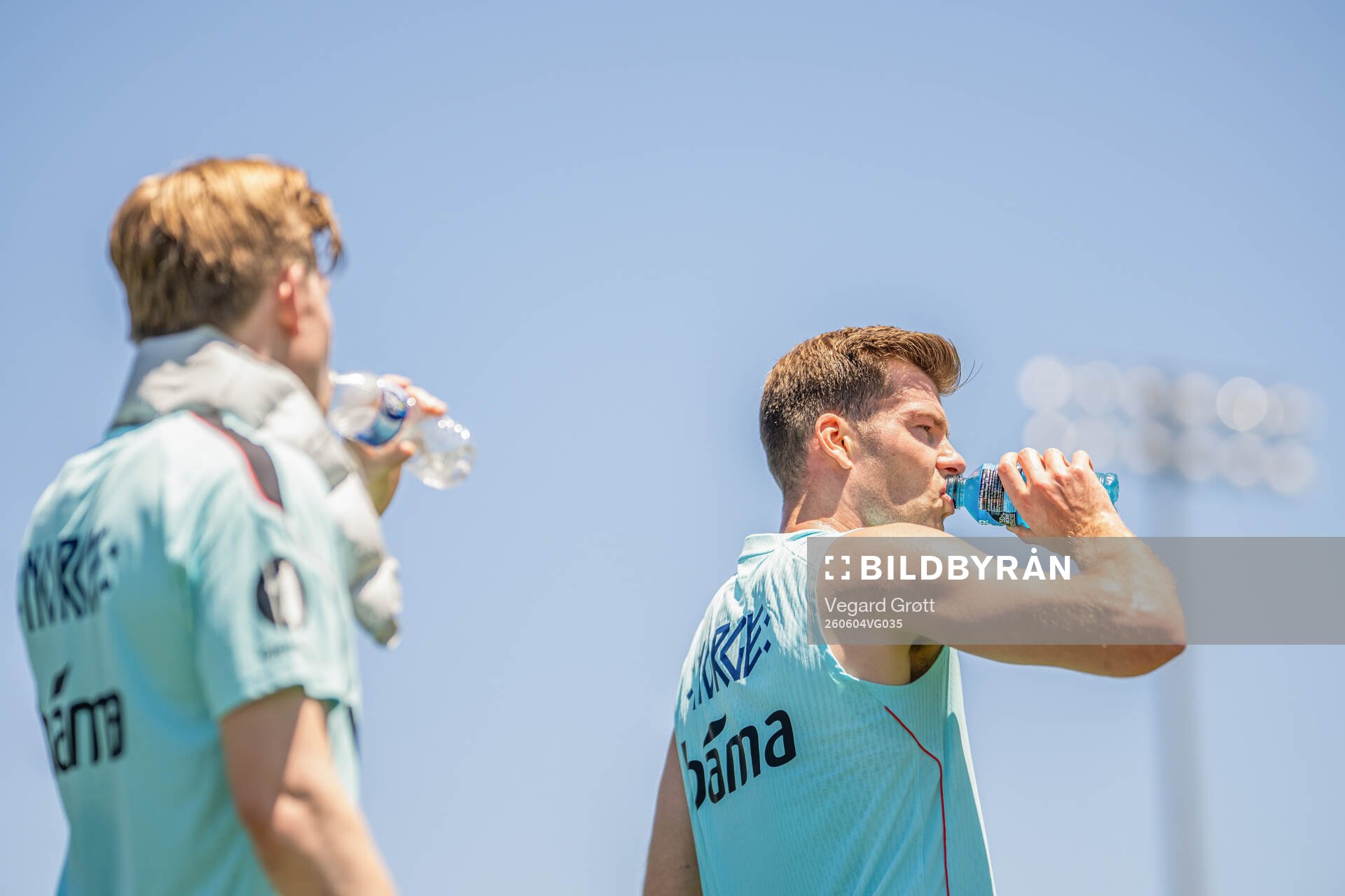 Alexander Sørloth of the Norwegian national football team
