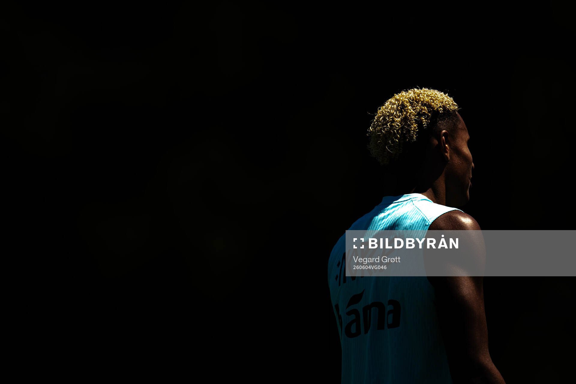 Antonio Nusa of the Norwegian national football team at a