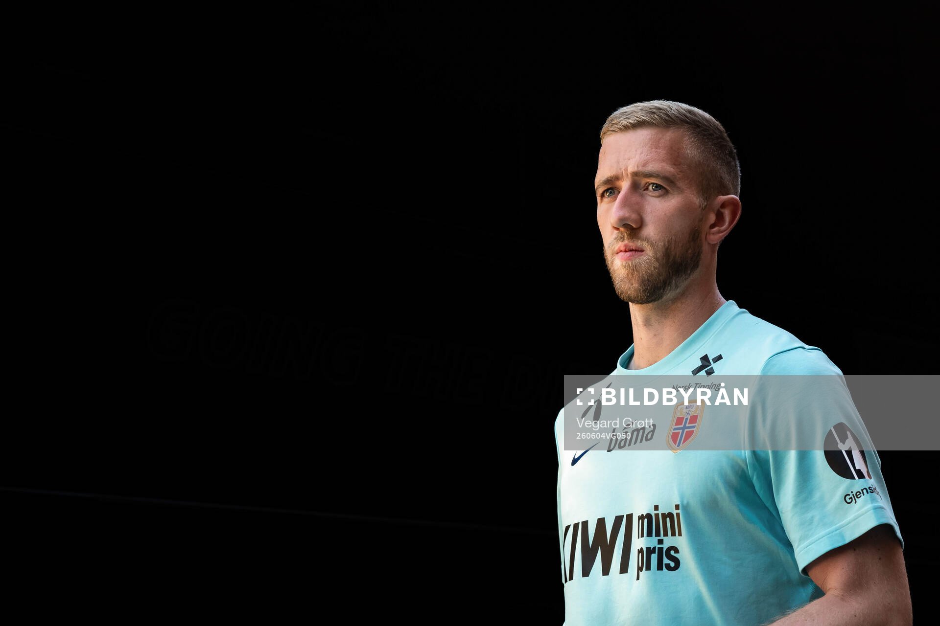 Goalkeeper Egil Selvik of the Norwegian national football