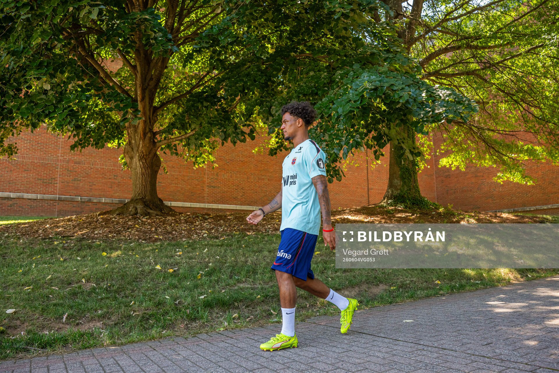 Oscar Bobb of the Norwegian national football team