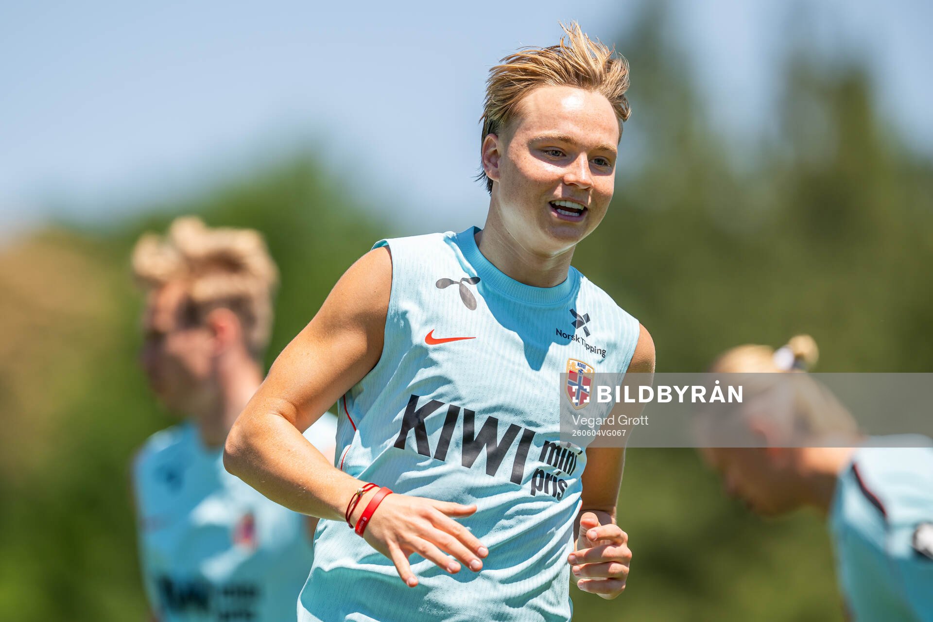 Andreas Schjelderup of the Norwegian national football team
