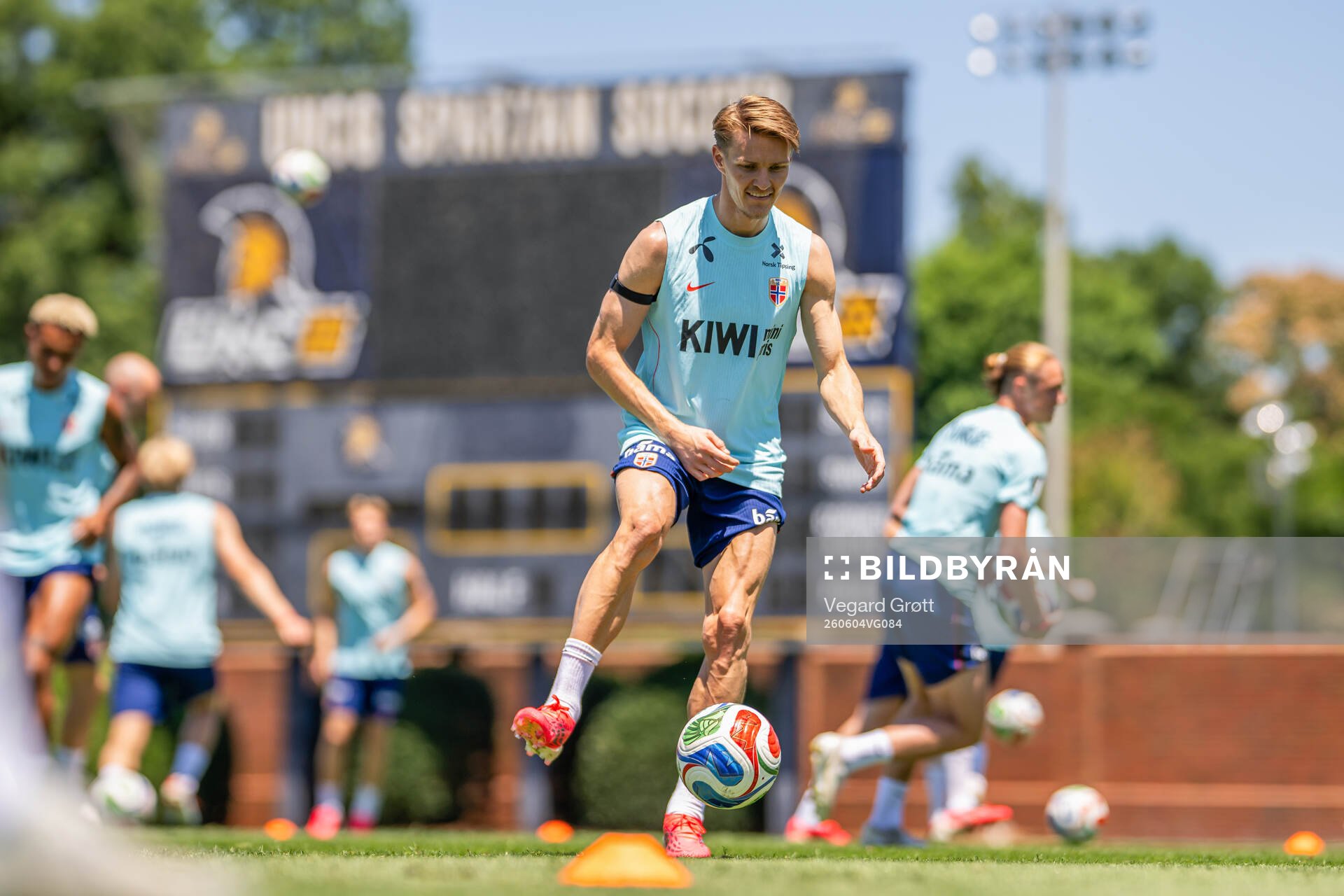 Martin Ødegaard of the Norwegian national football team at